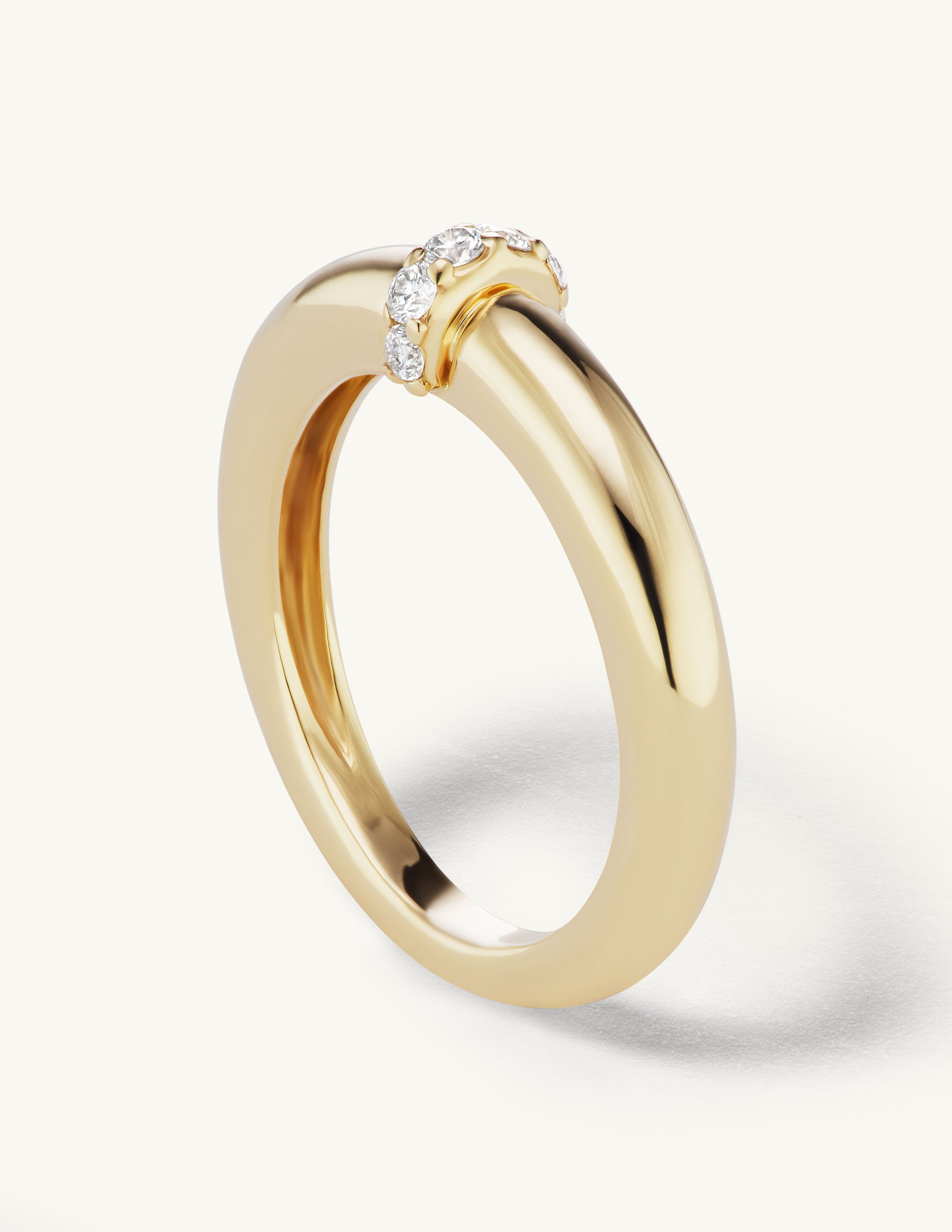 Diamond Domed Ring