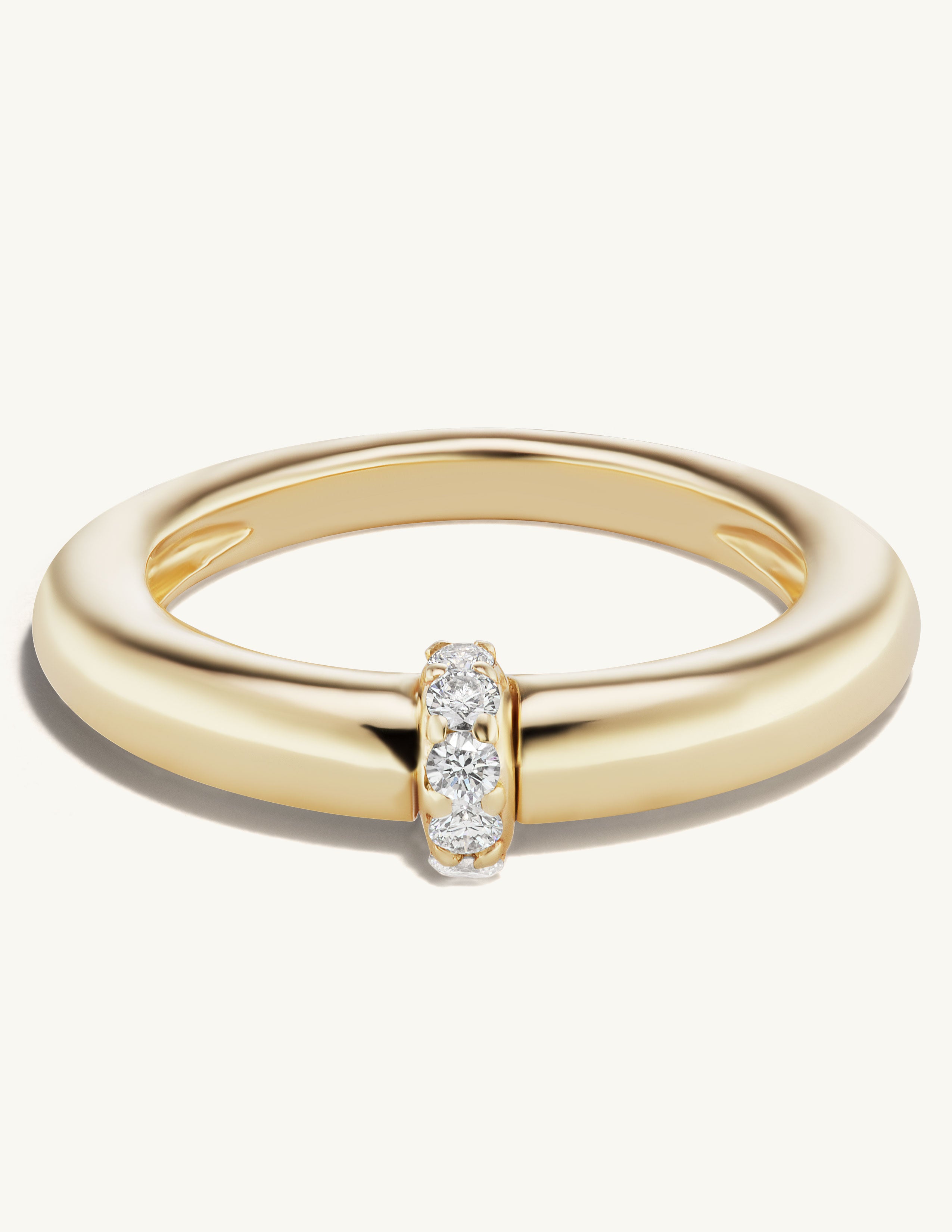 Diamond Domed Ring