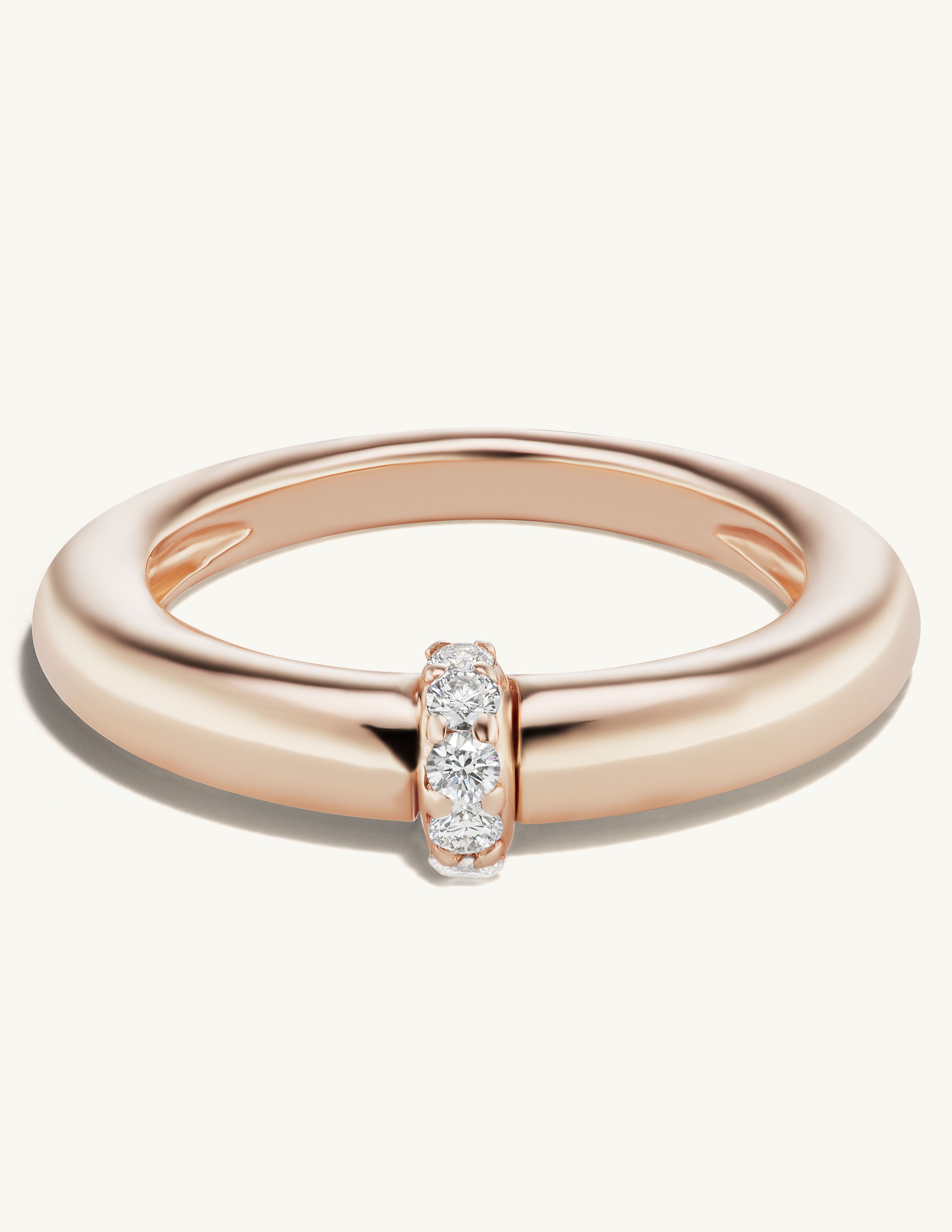 Diamond Domed Ring