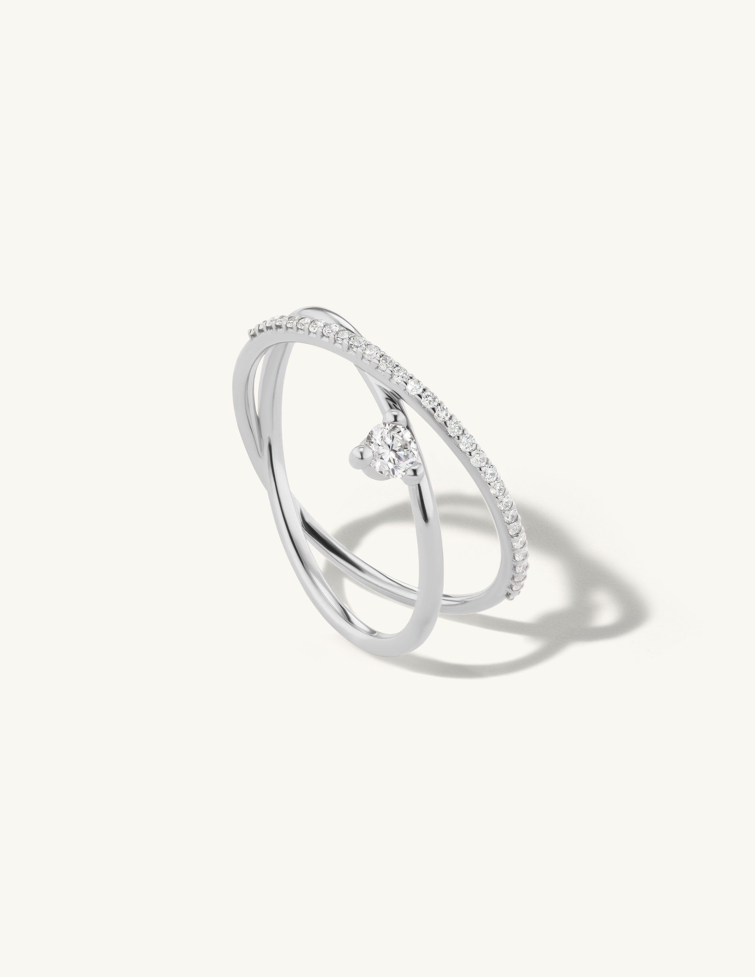 Pave Crossroads Ring