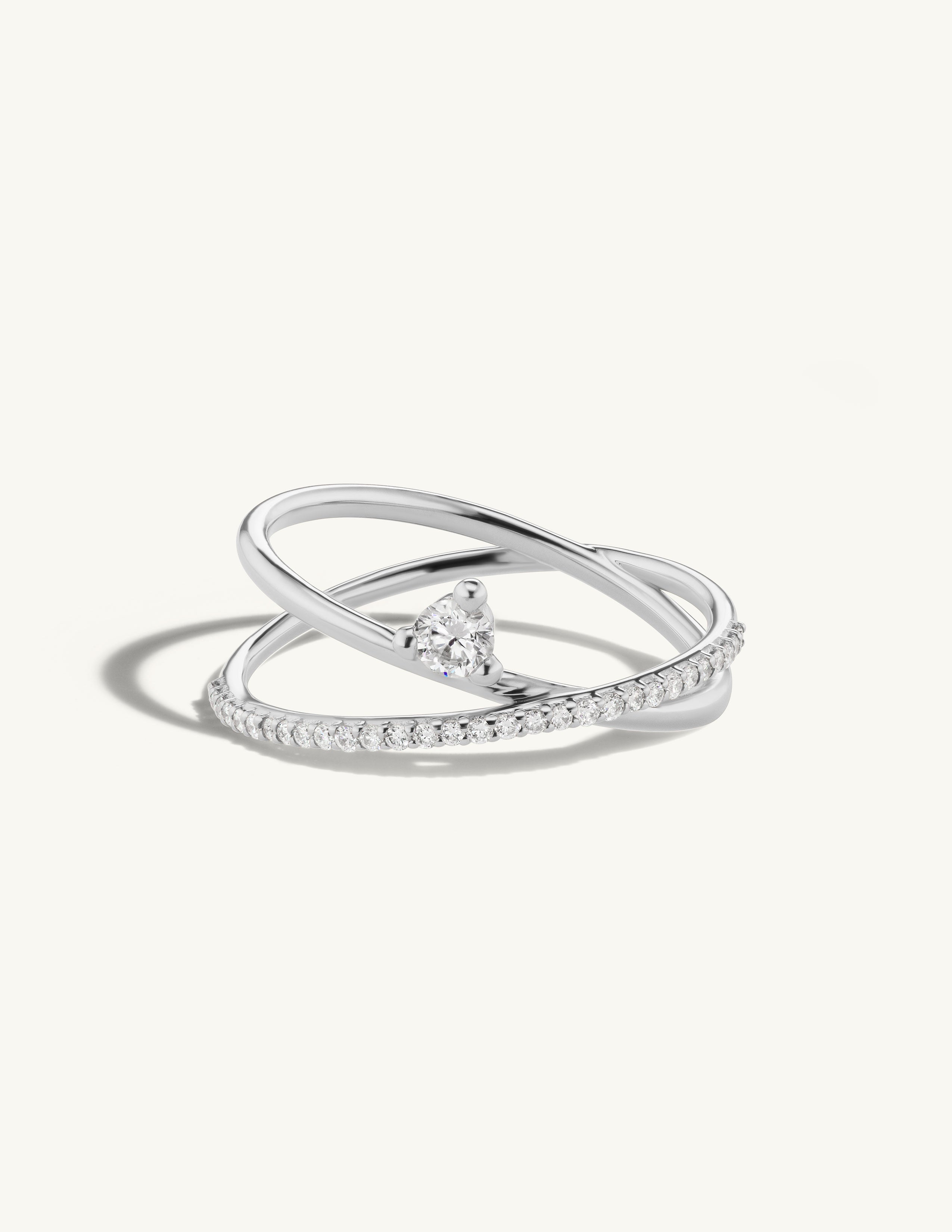 Pave Crossroads Ring