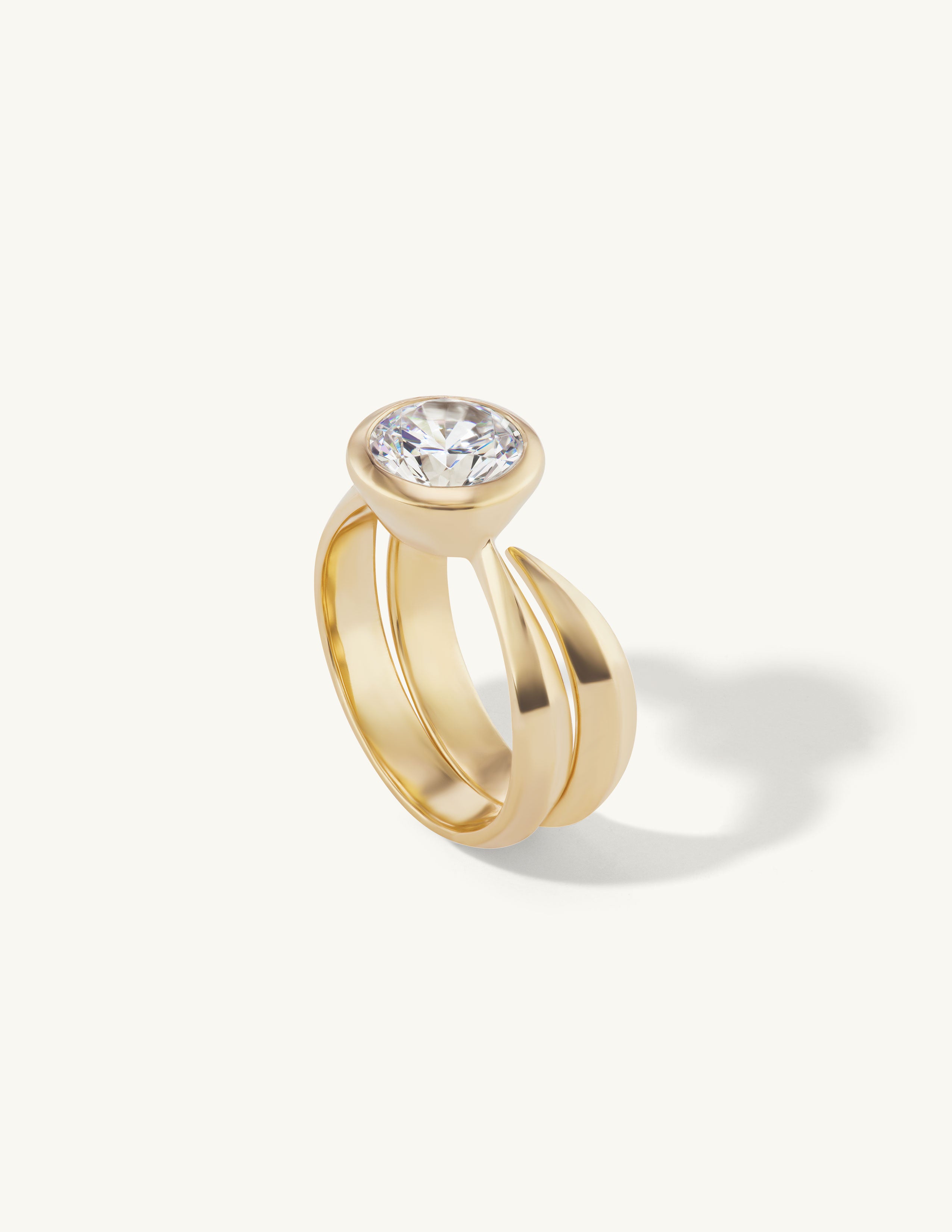 Tapered Engagement Ring
