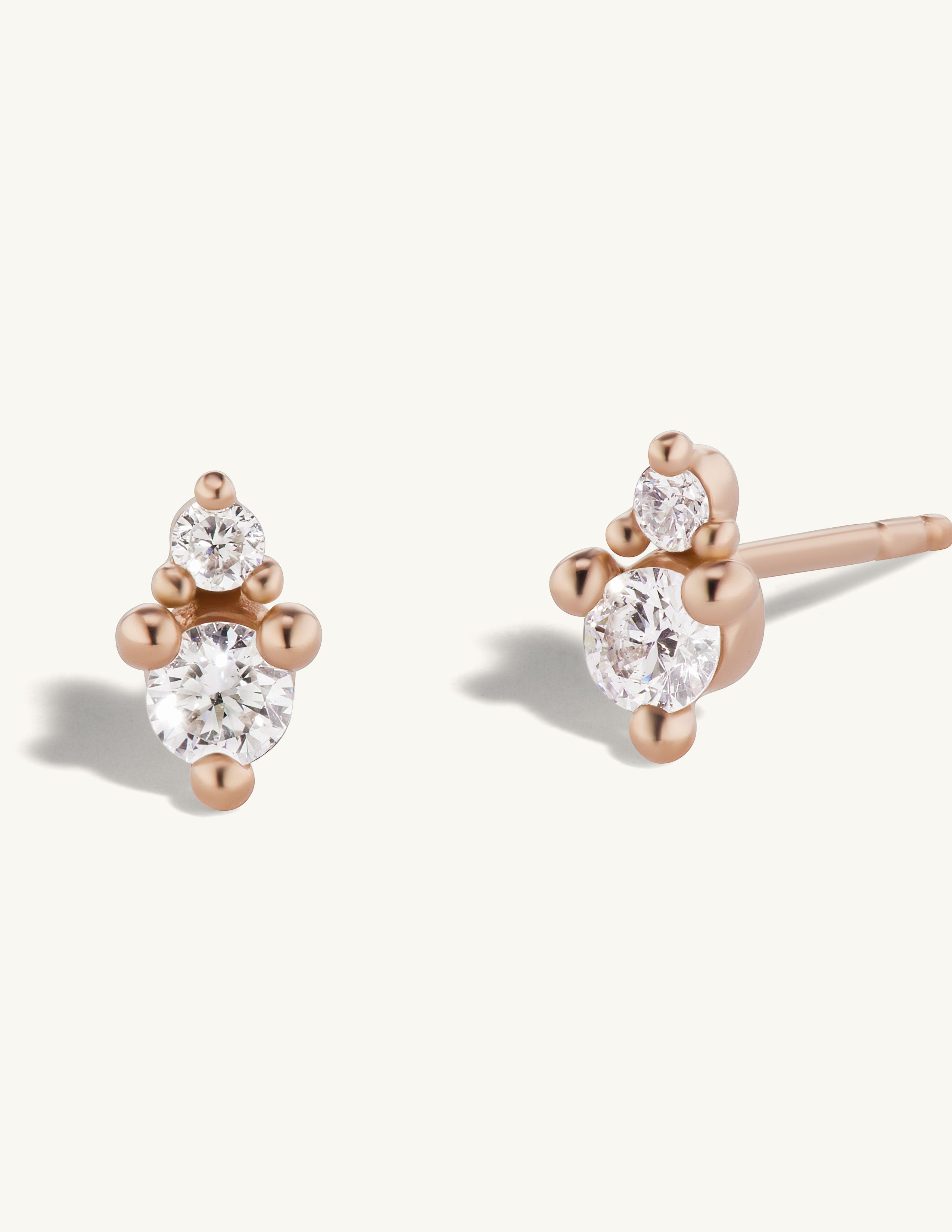 Diamond Duo Studs