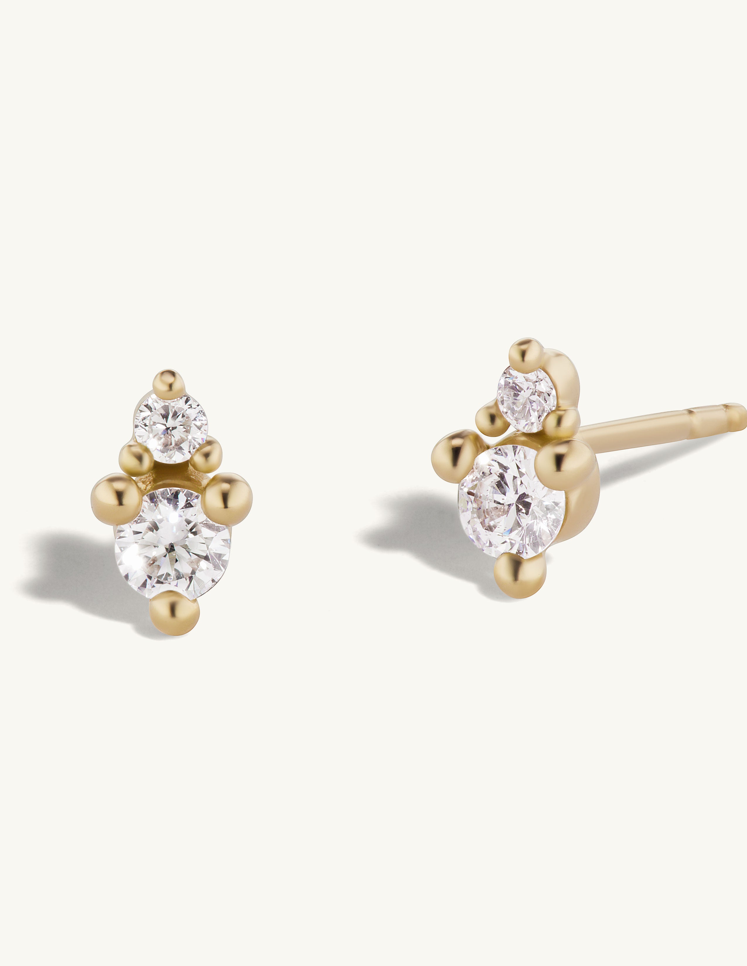 Diamond Duo Studs