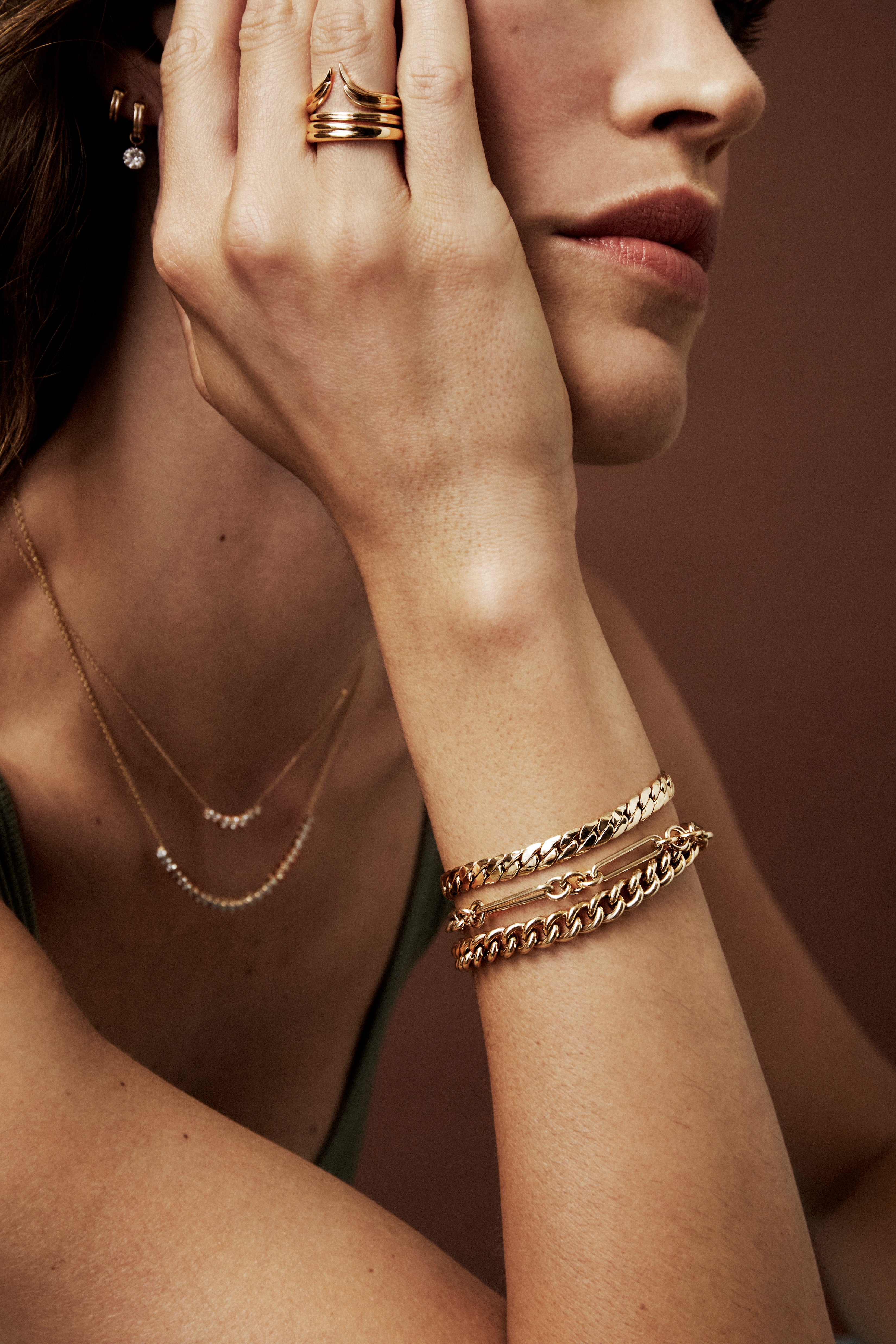 Mixed Link Chain Bracelet