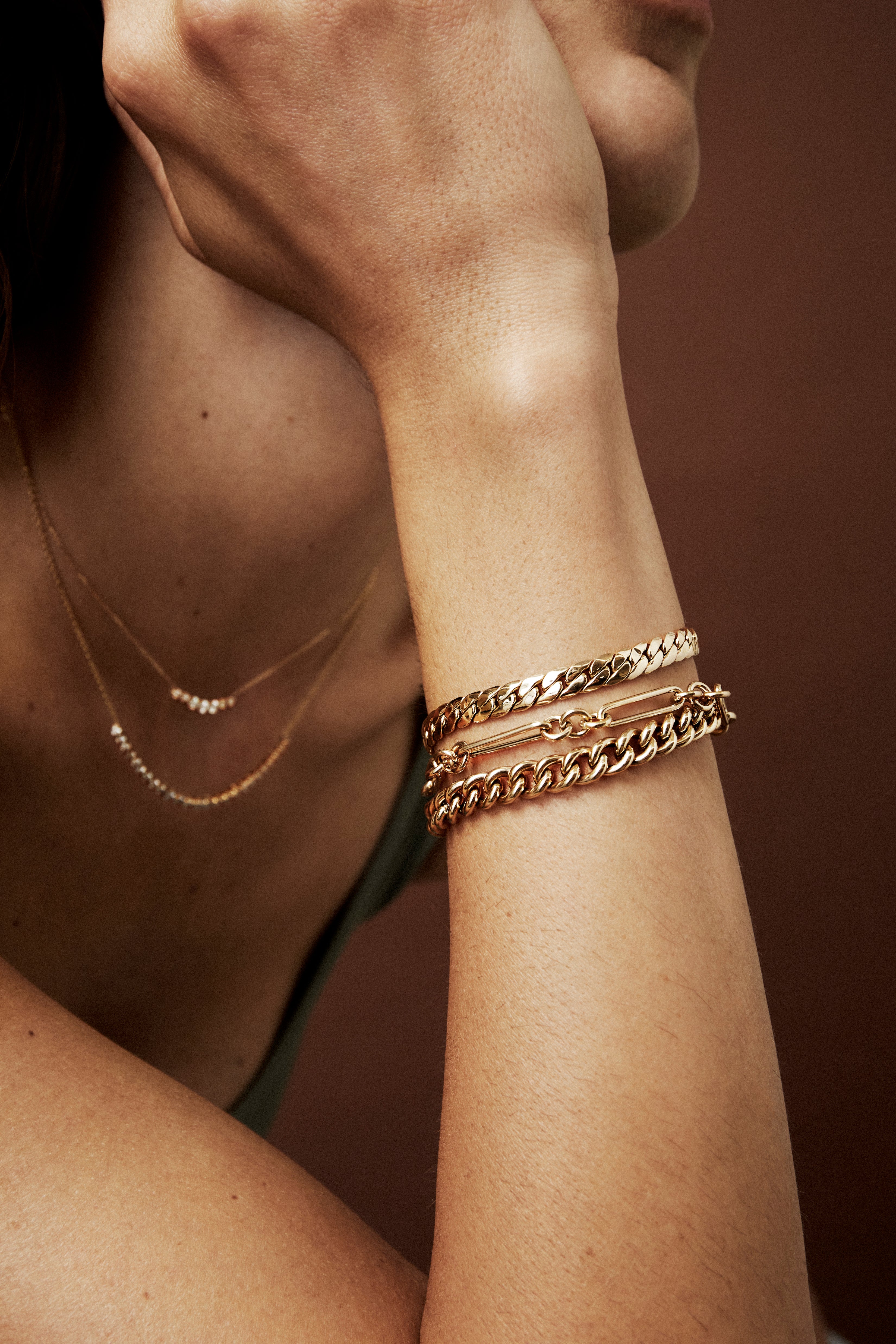 Rounded Chain Link Bracelet