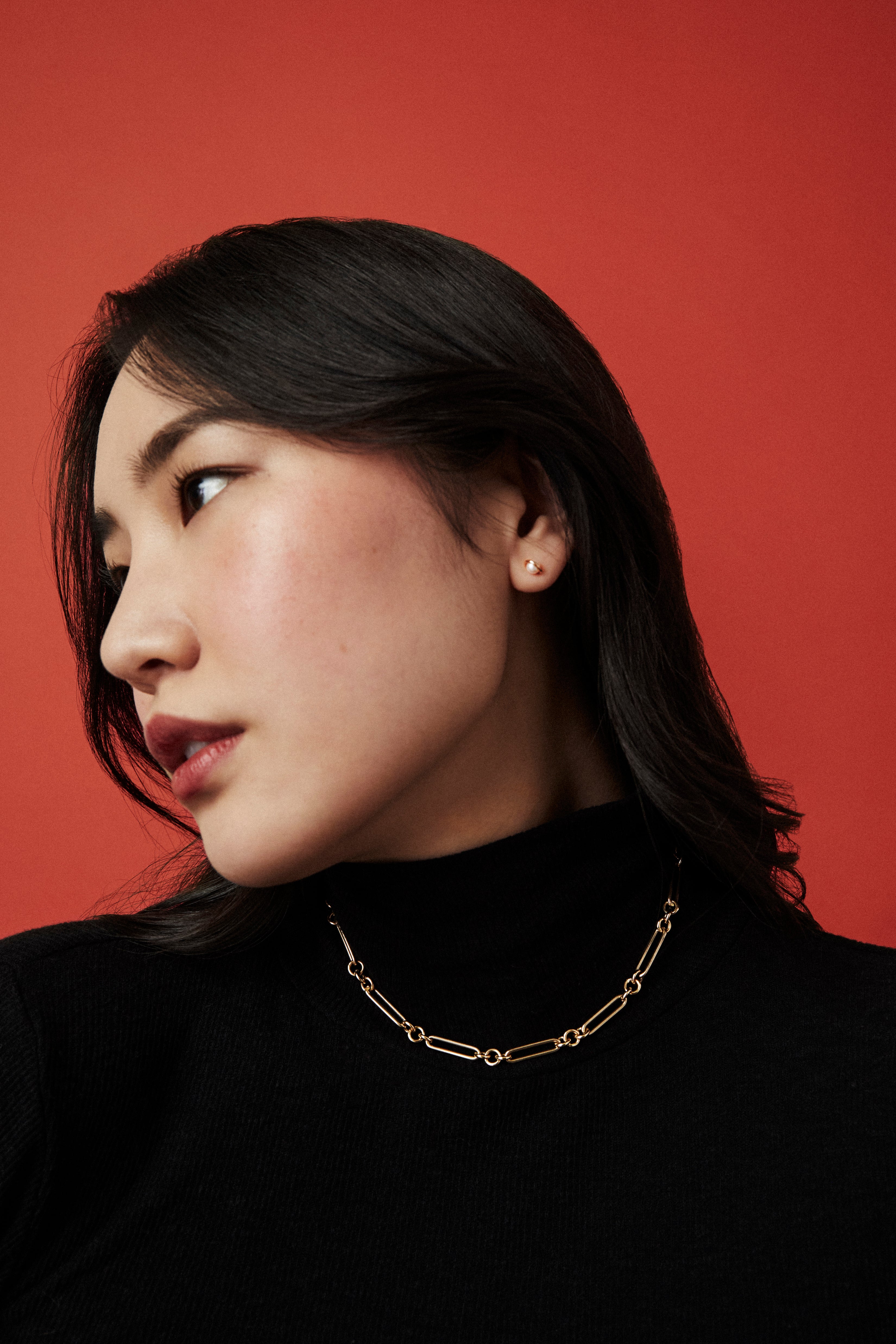 Mixed Link Chain Necklace - In Stock