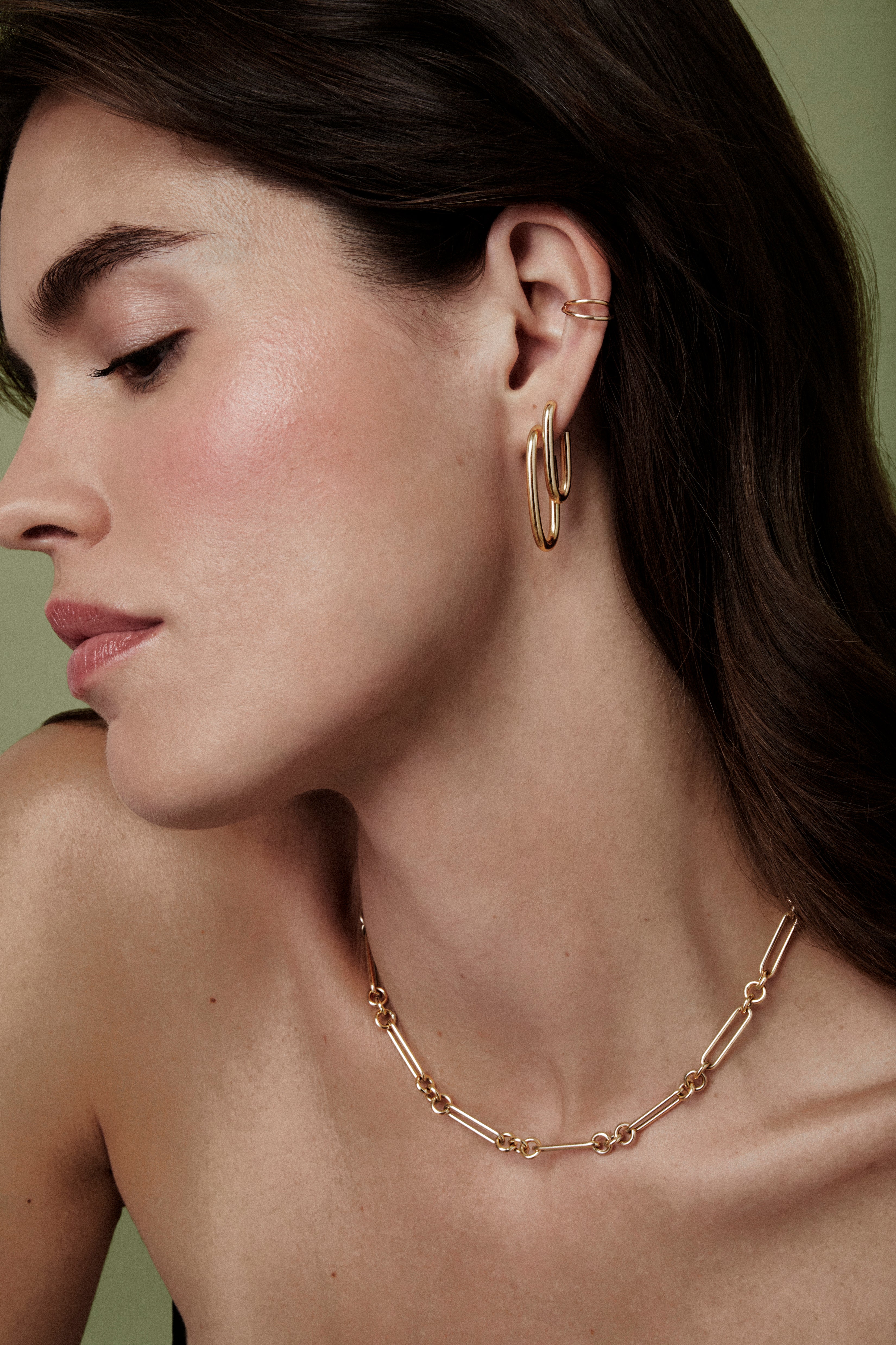 Mixed Link Chain Necklace - In Stock