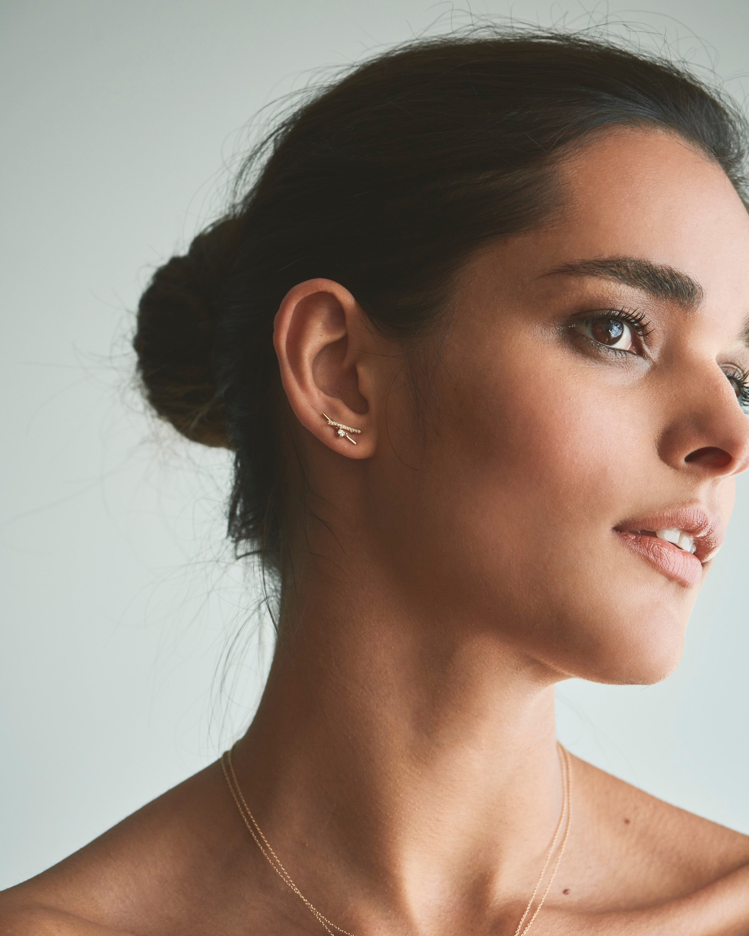 Pave Crossroads Earrings