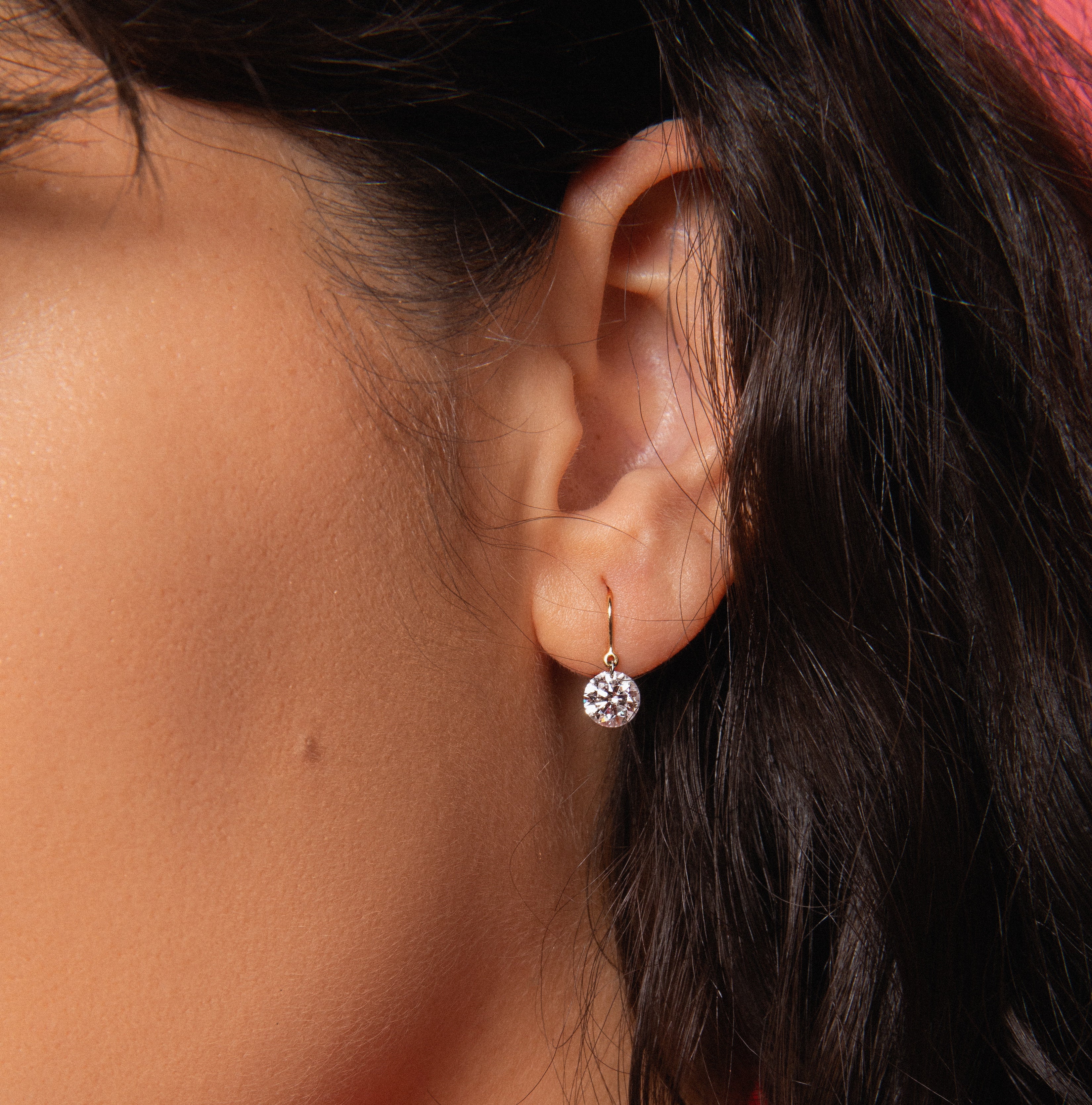 Grand Pierced Diamond Earrings