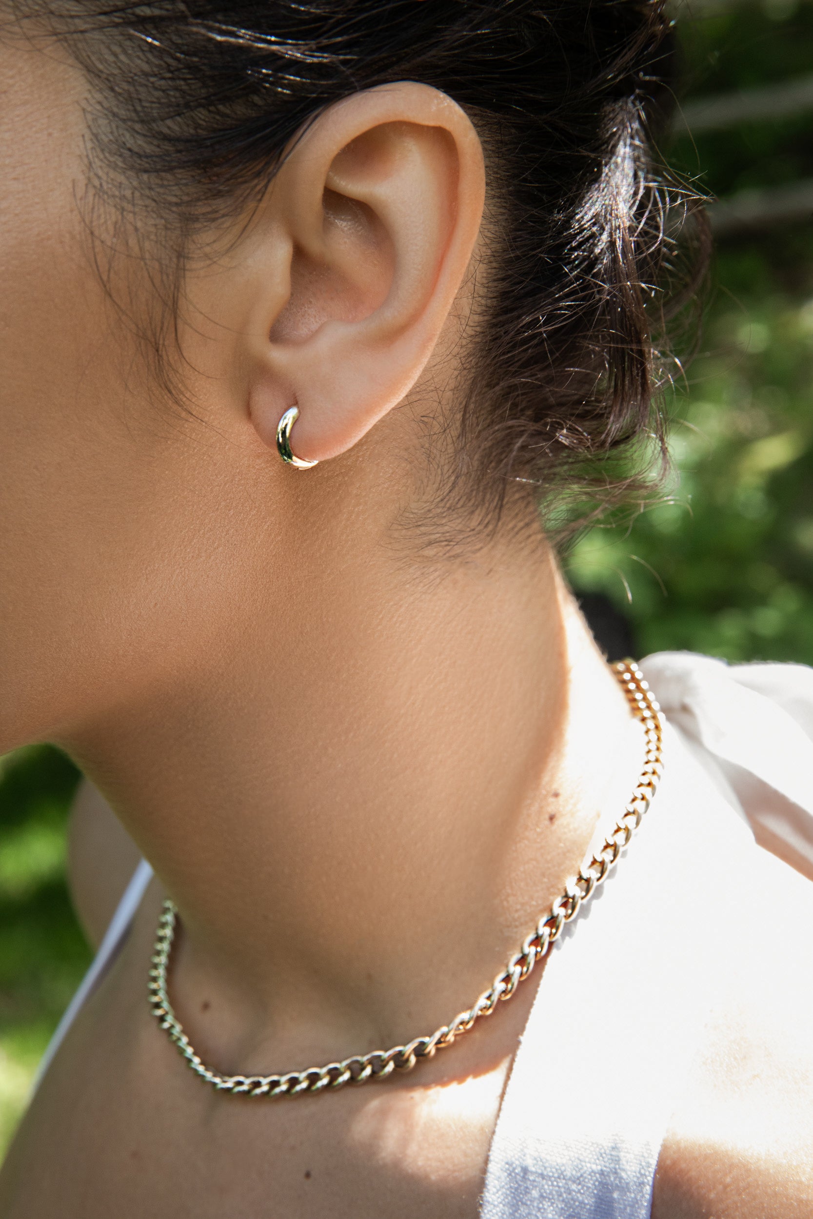 Elongated Cuban Chain Necklace