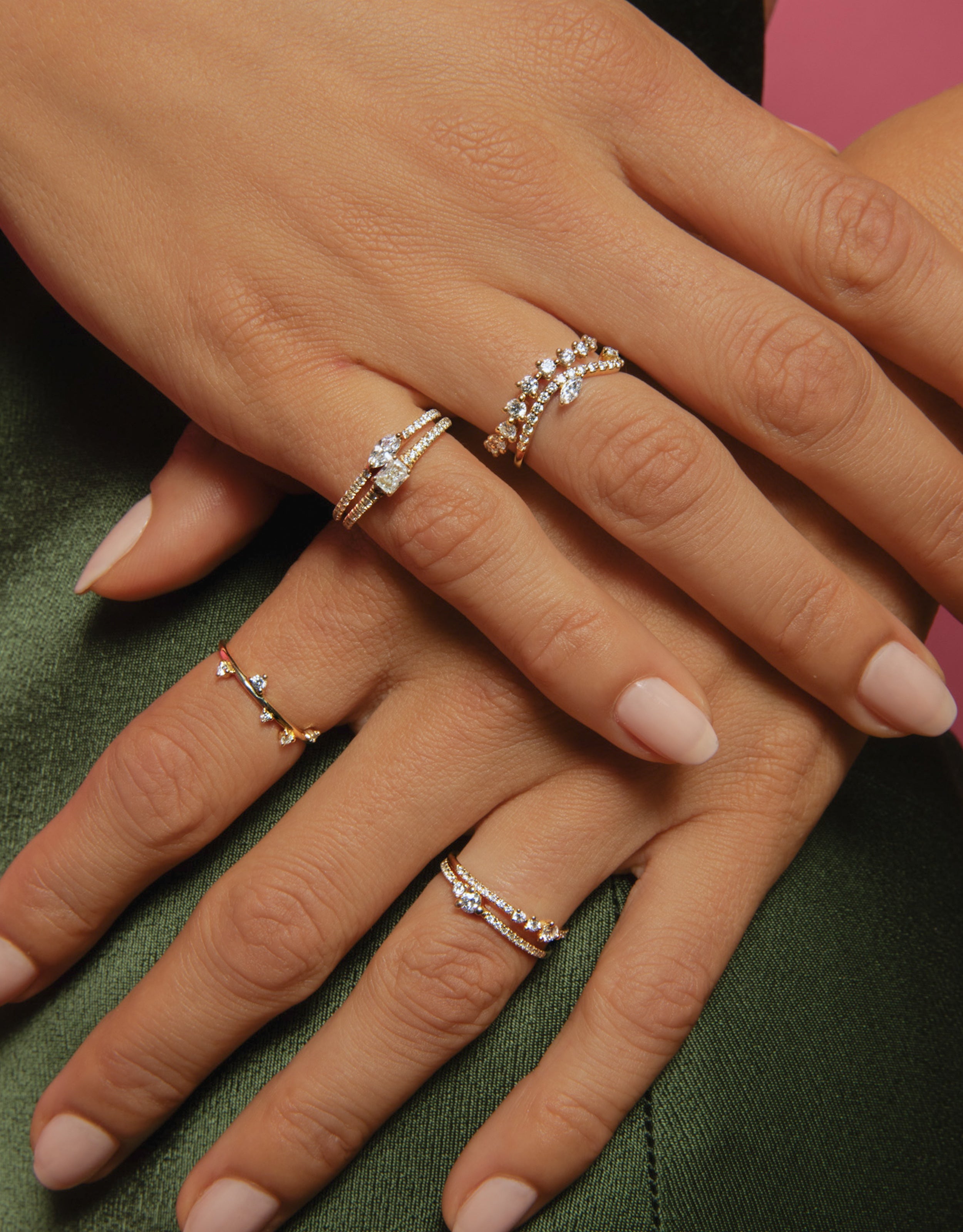 Triplet Pave Band