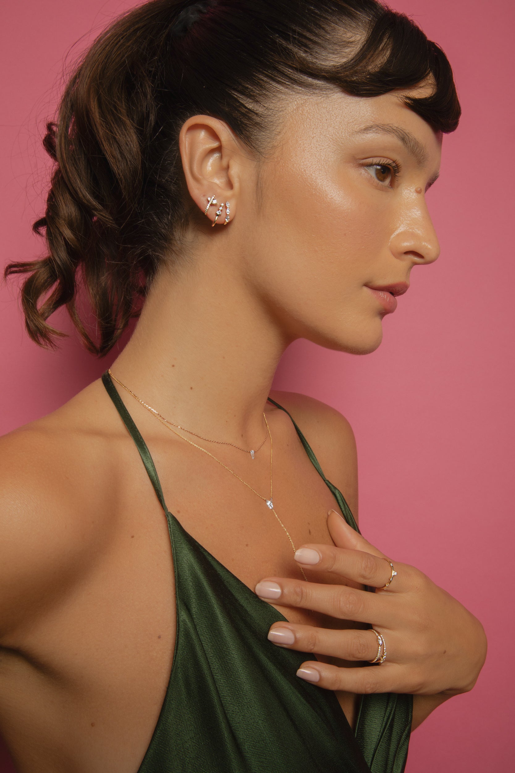 Hooked Pave Studs