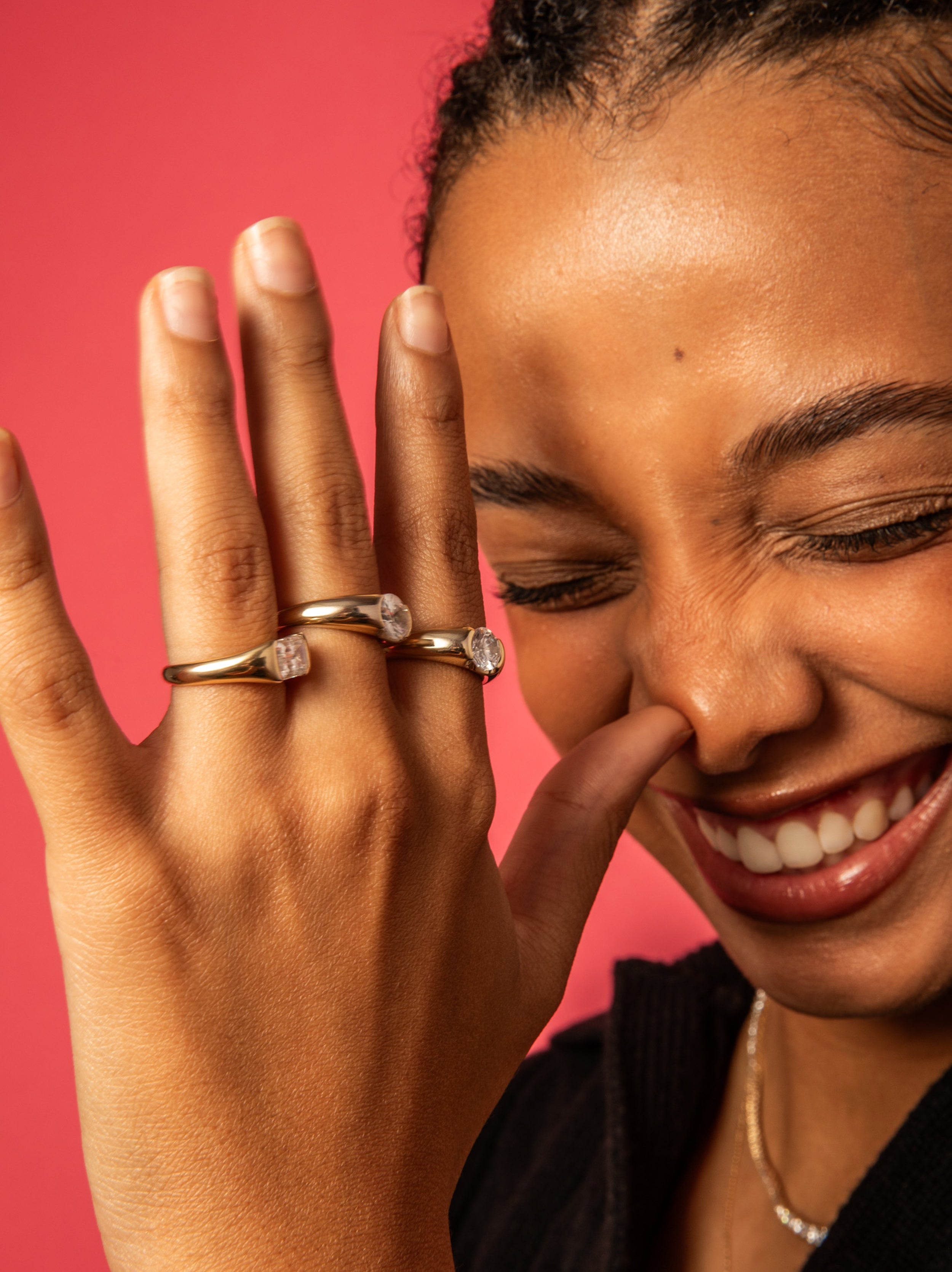 Oval Cut Signet Ring