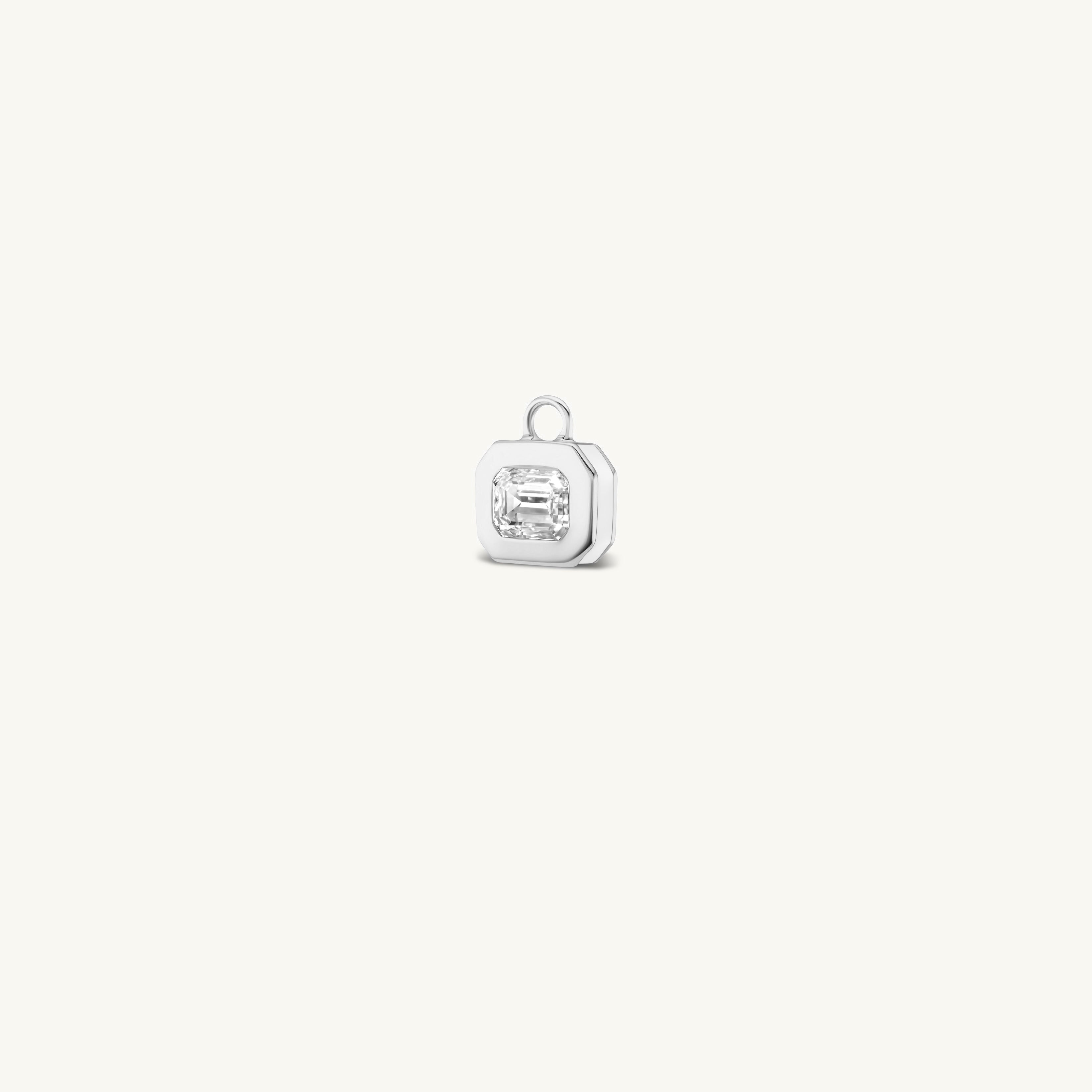 SRJ X ZM Emerald Diamond and Enamel Earring Charms