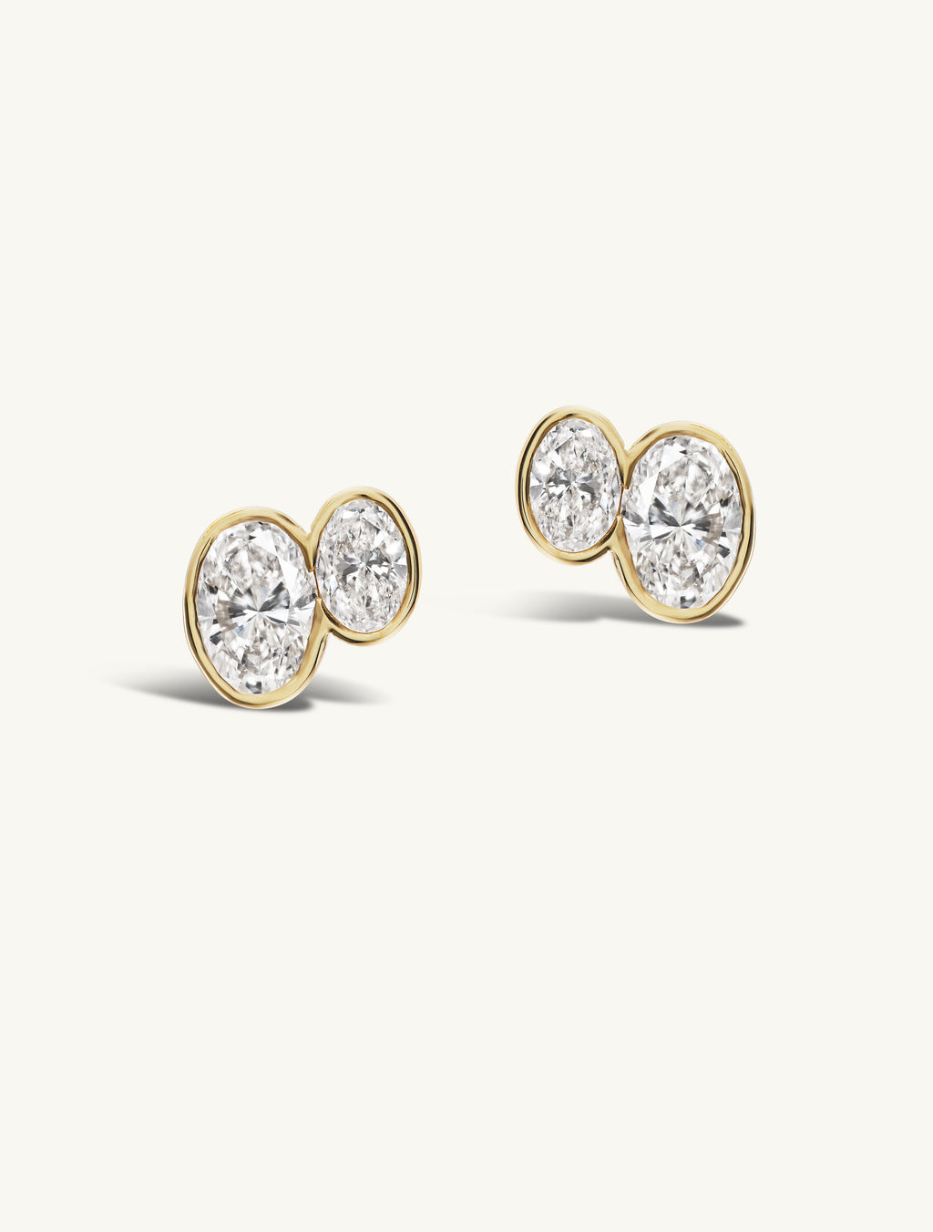 Duet Oval Stud