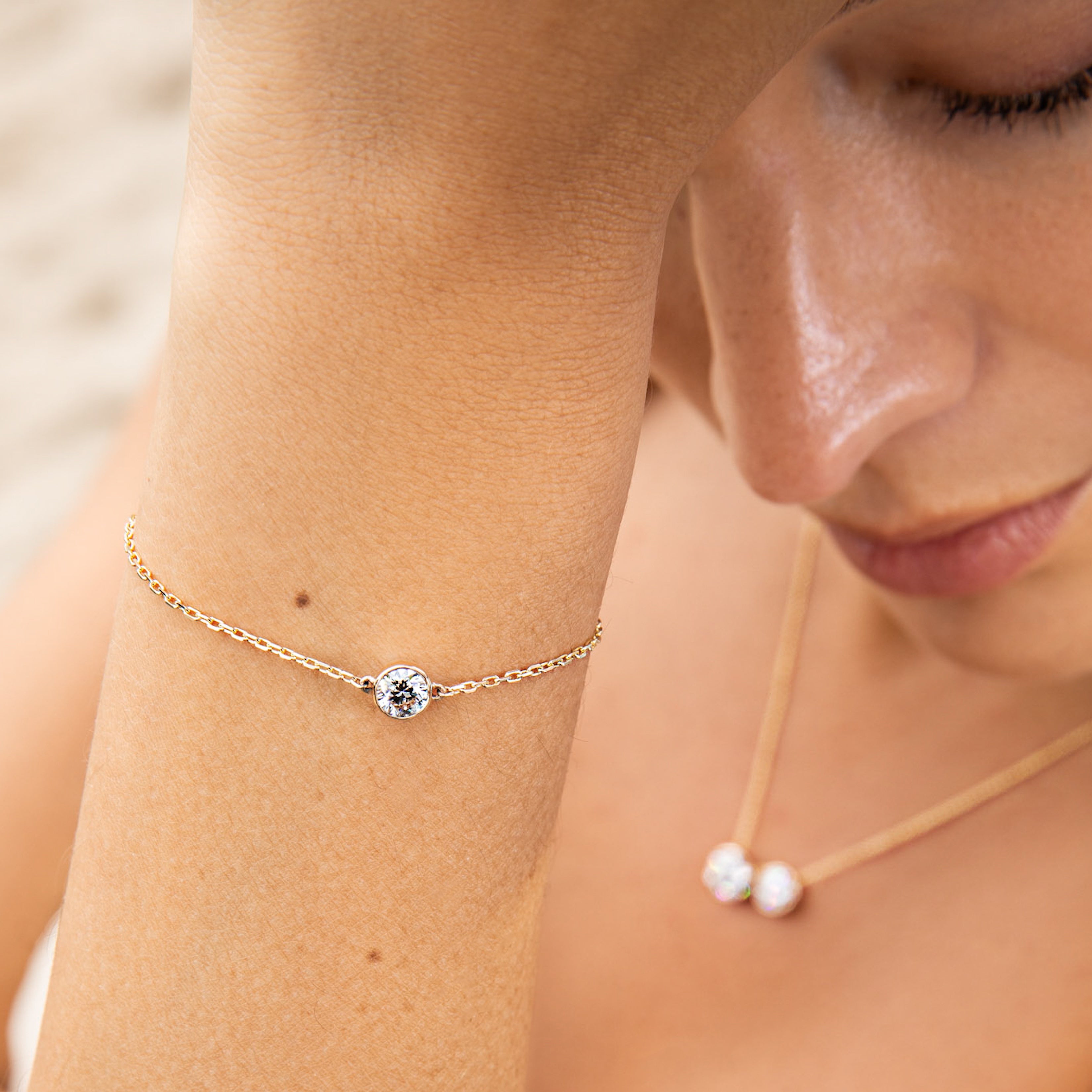 Round Bezel Bracelet