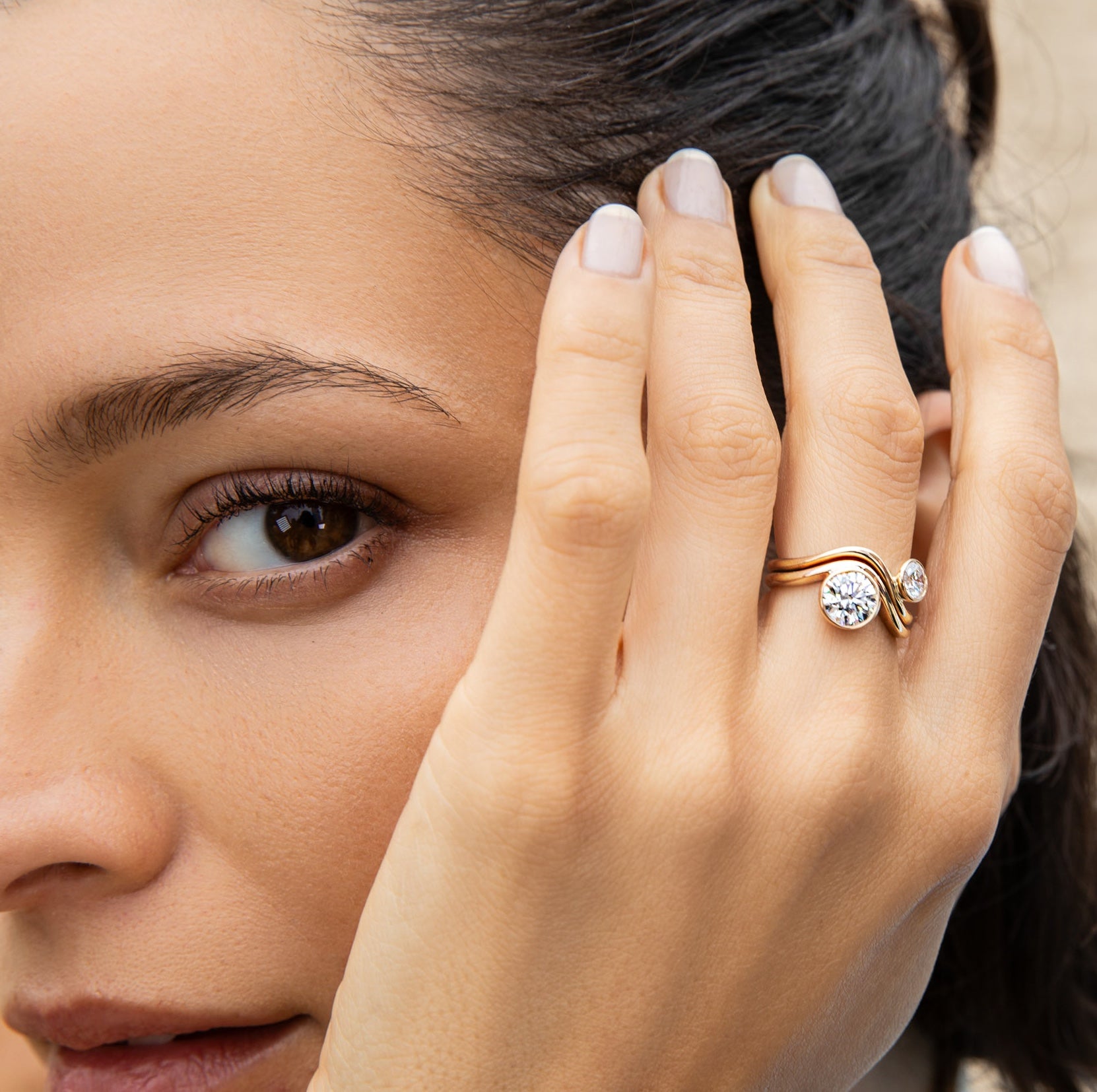 Large Round Trace Ring