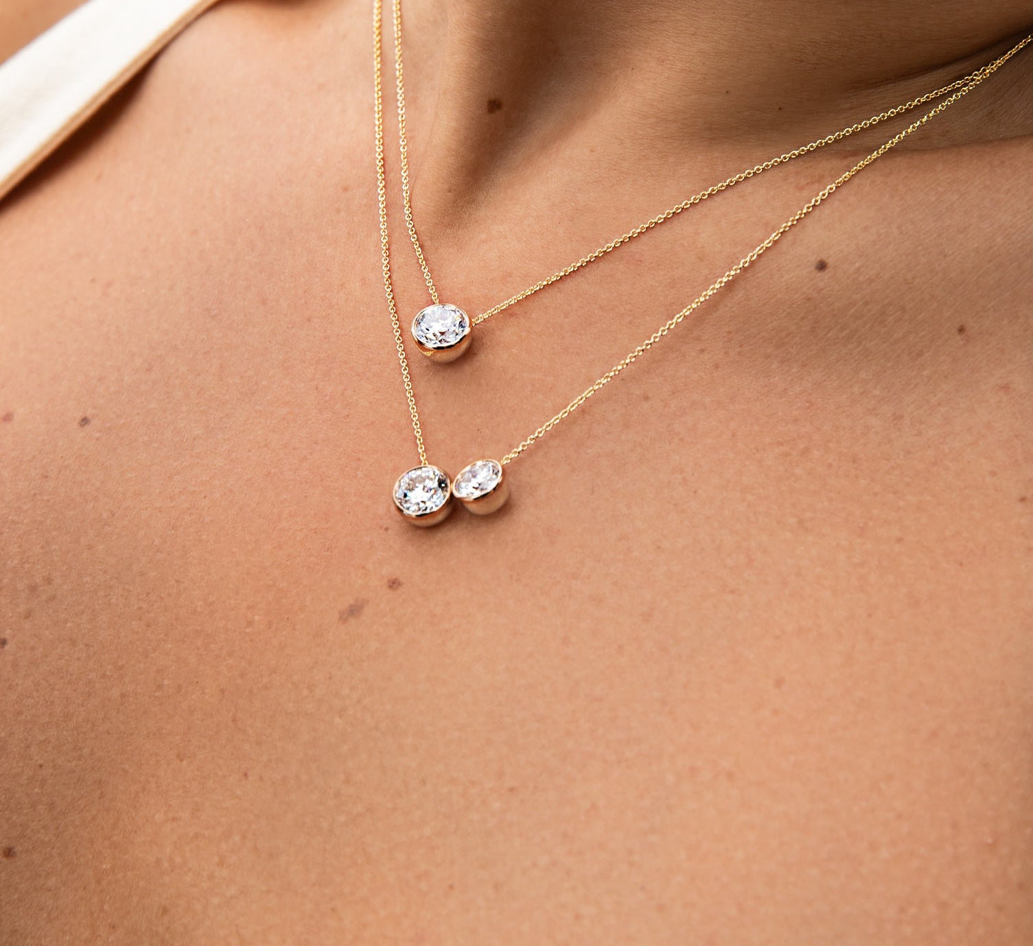 Round Bezel Necklace