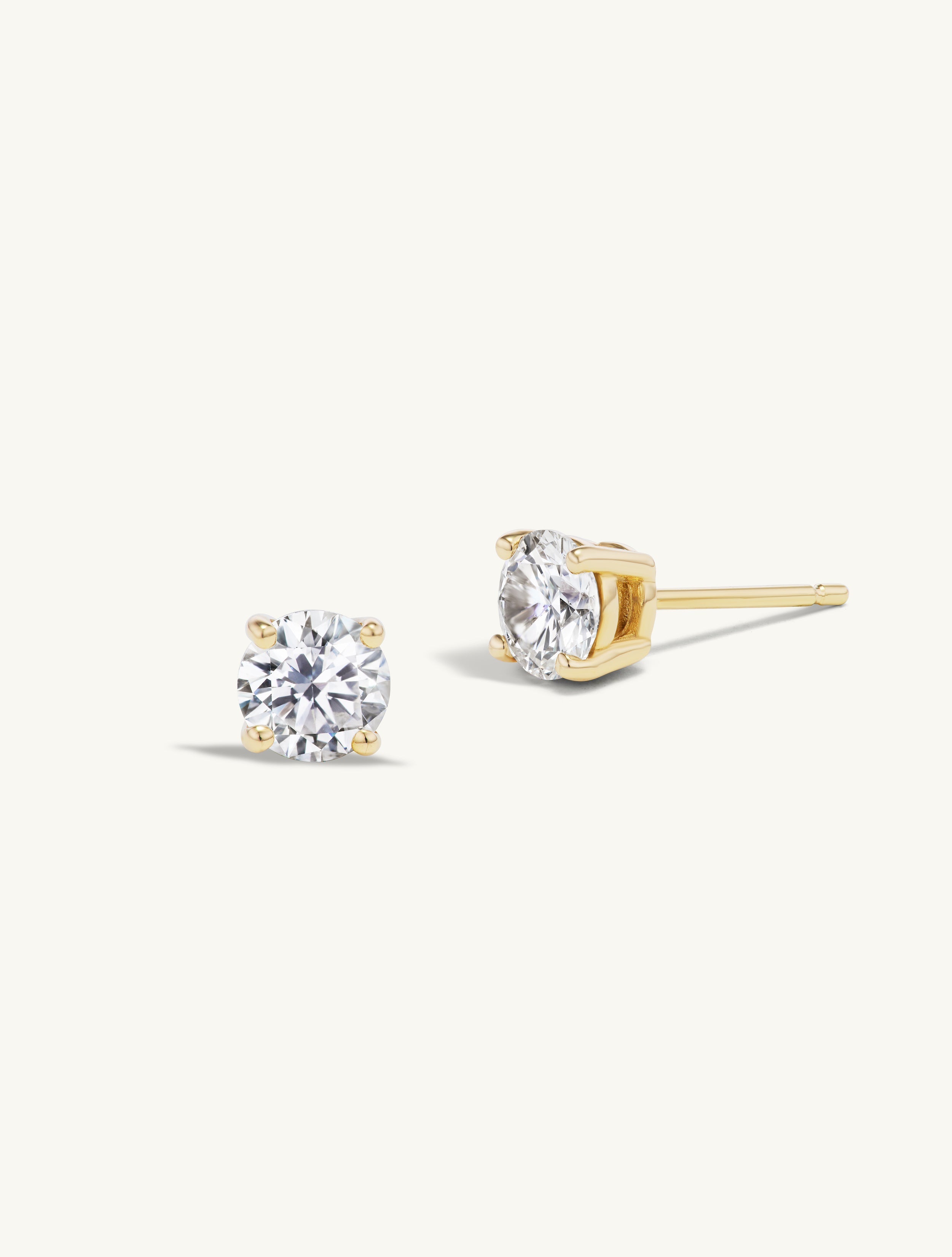 Half Carat Diamond Stud