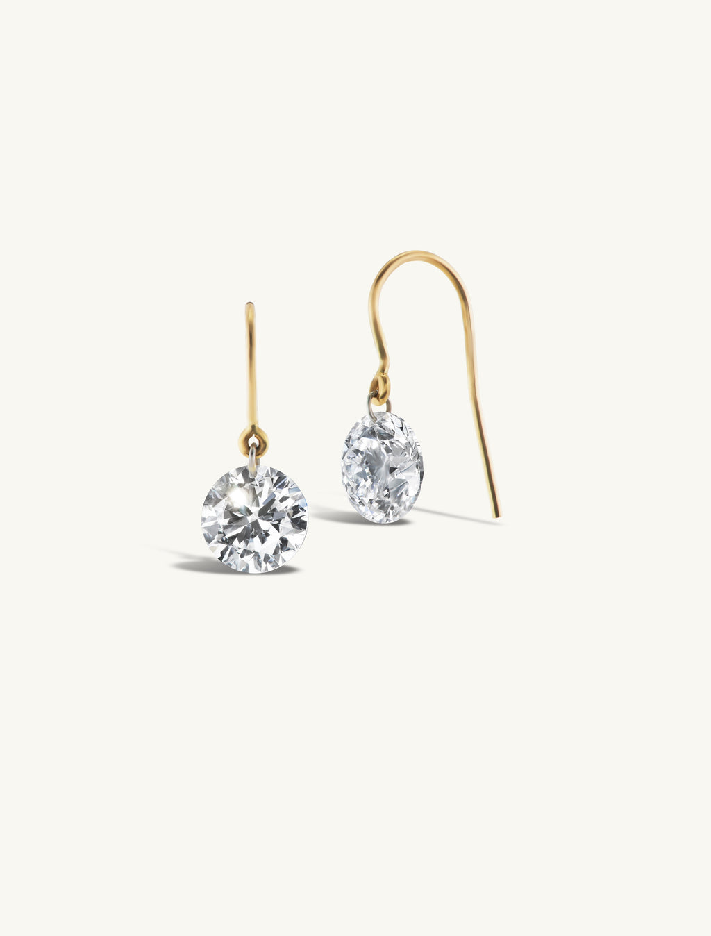 Grand Pierced Diamond Earrings