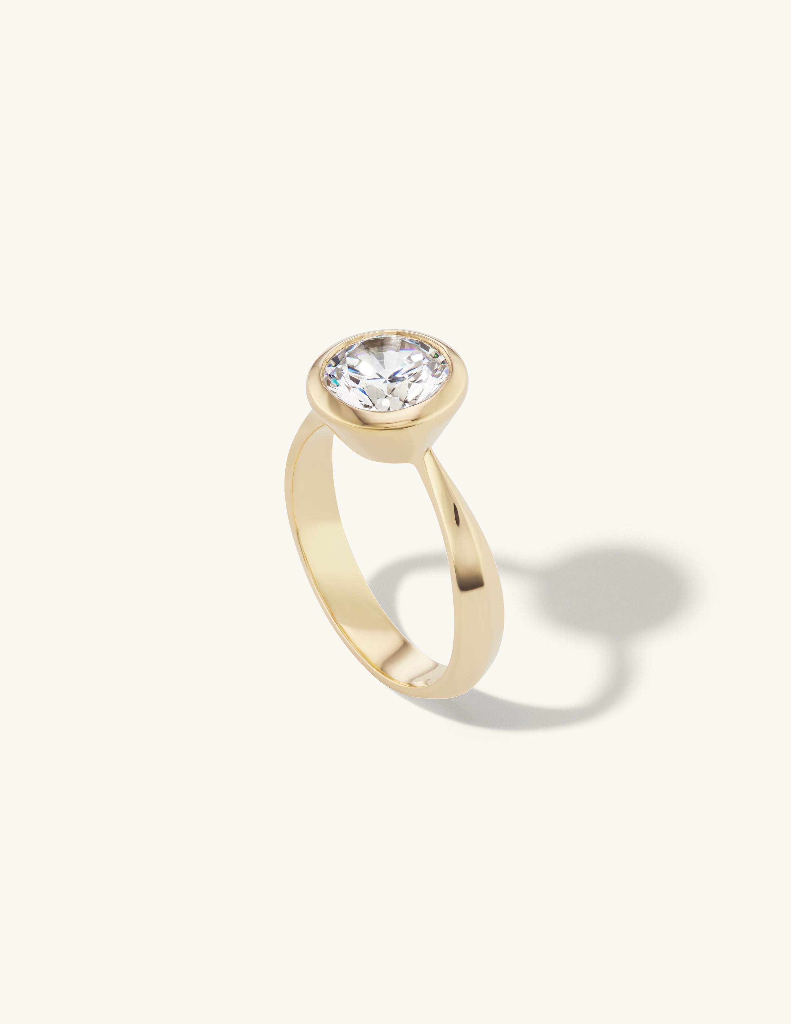 Tapered Engagement Try-On Ring
