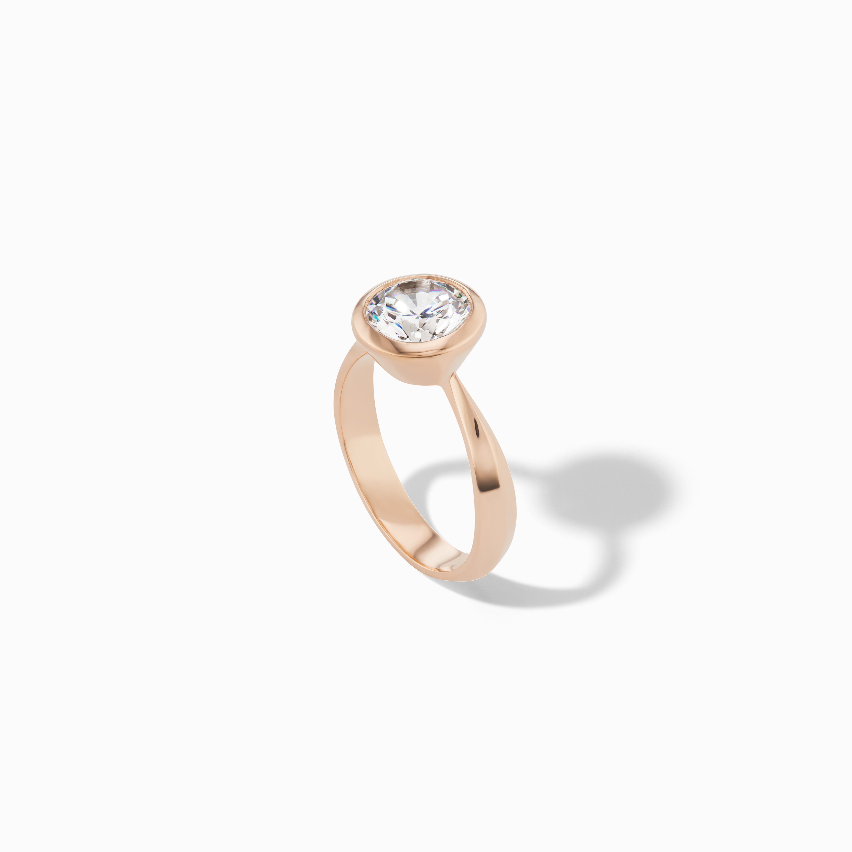 Tapered Engagement Ring