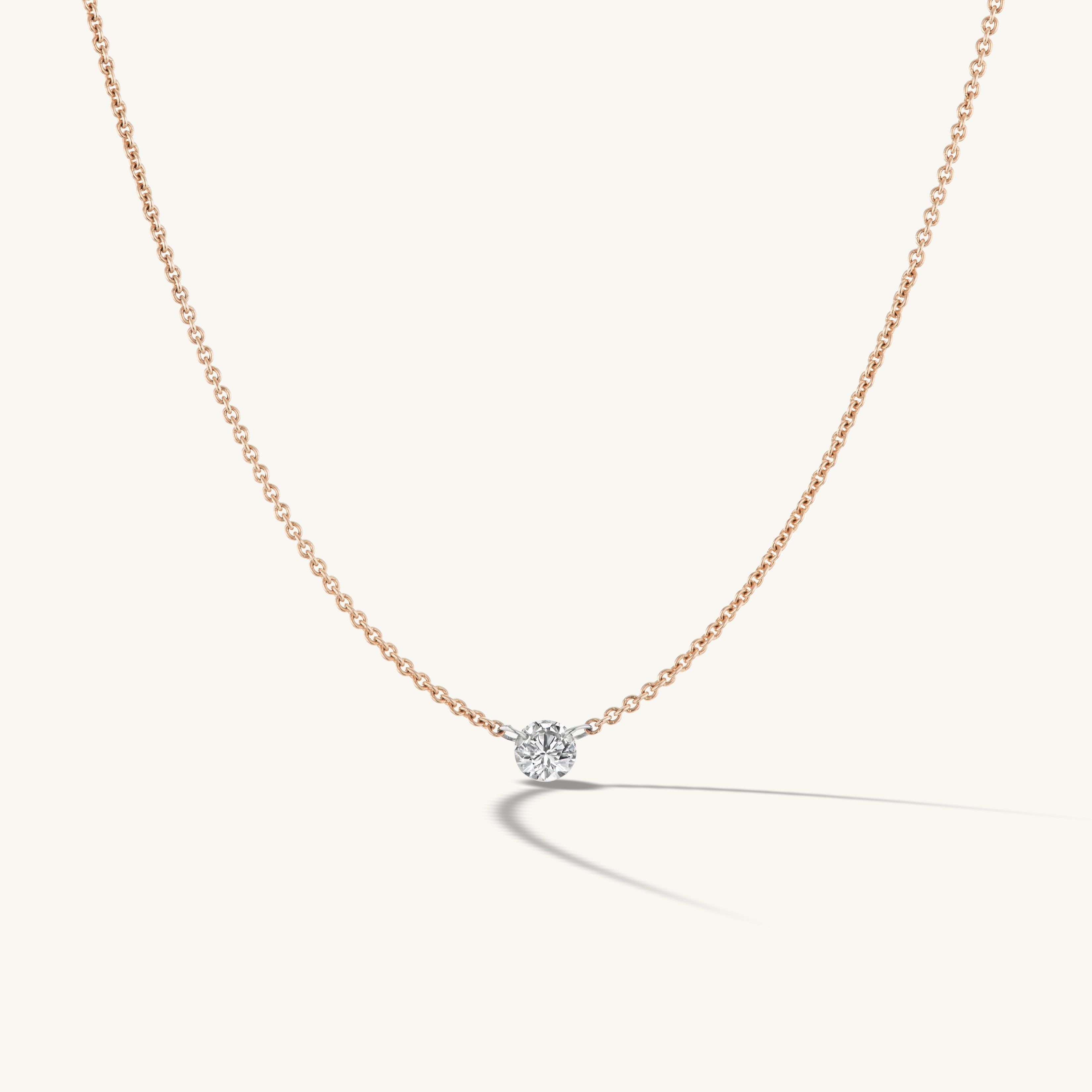 Pierced Diamond Necklace