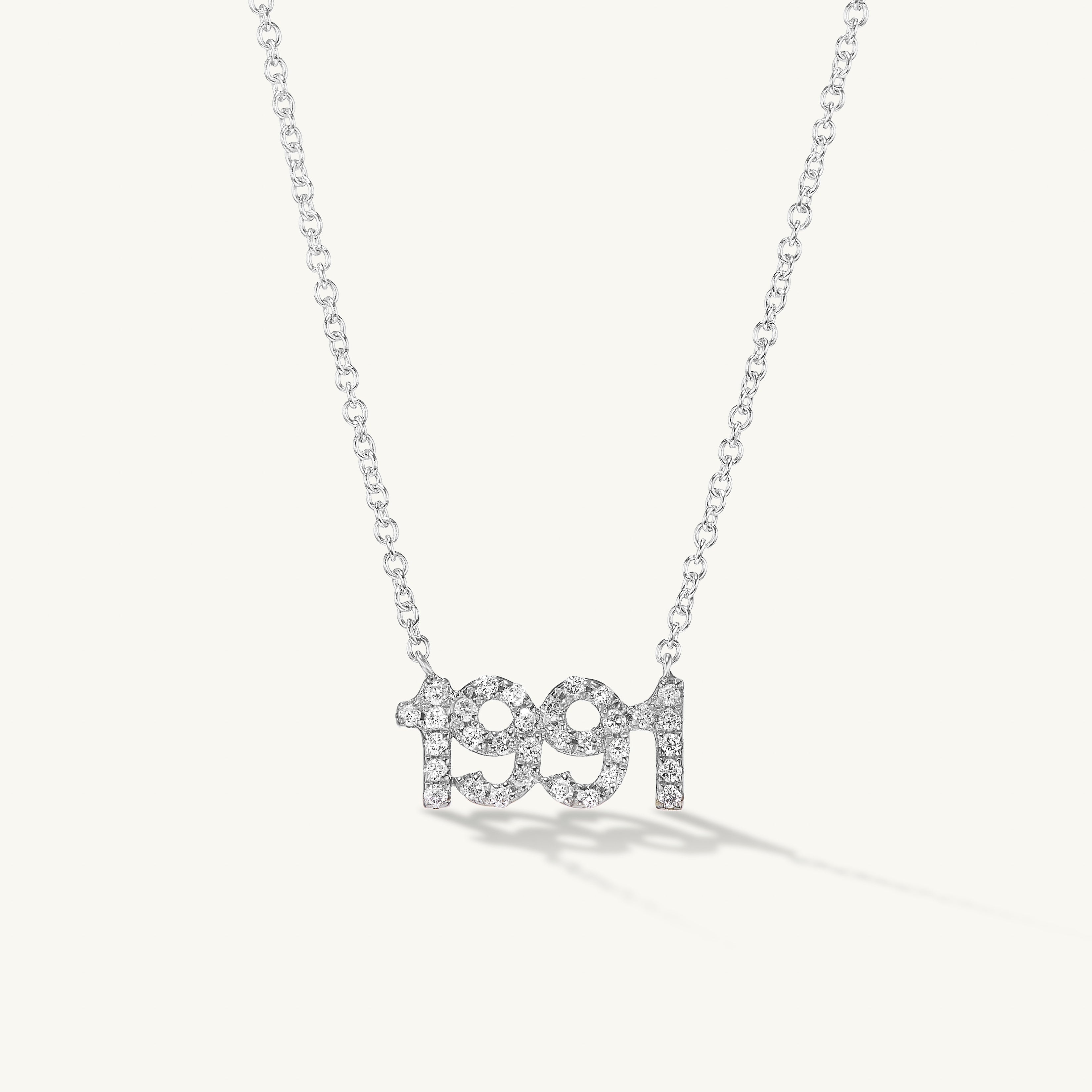 Diamond Custom Date Necklace