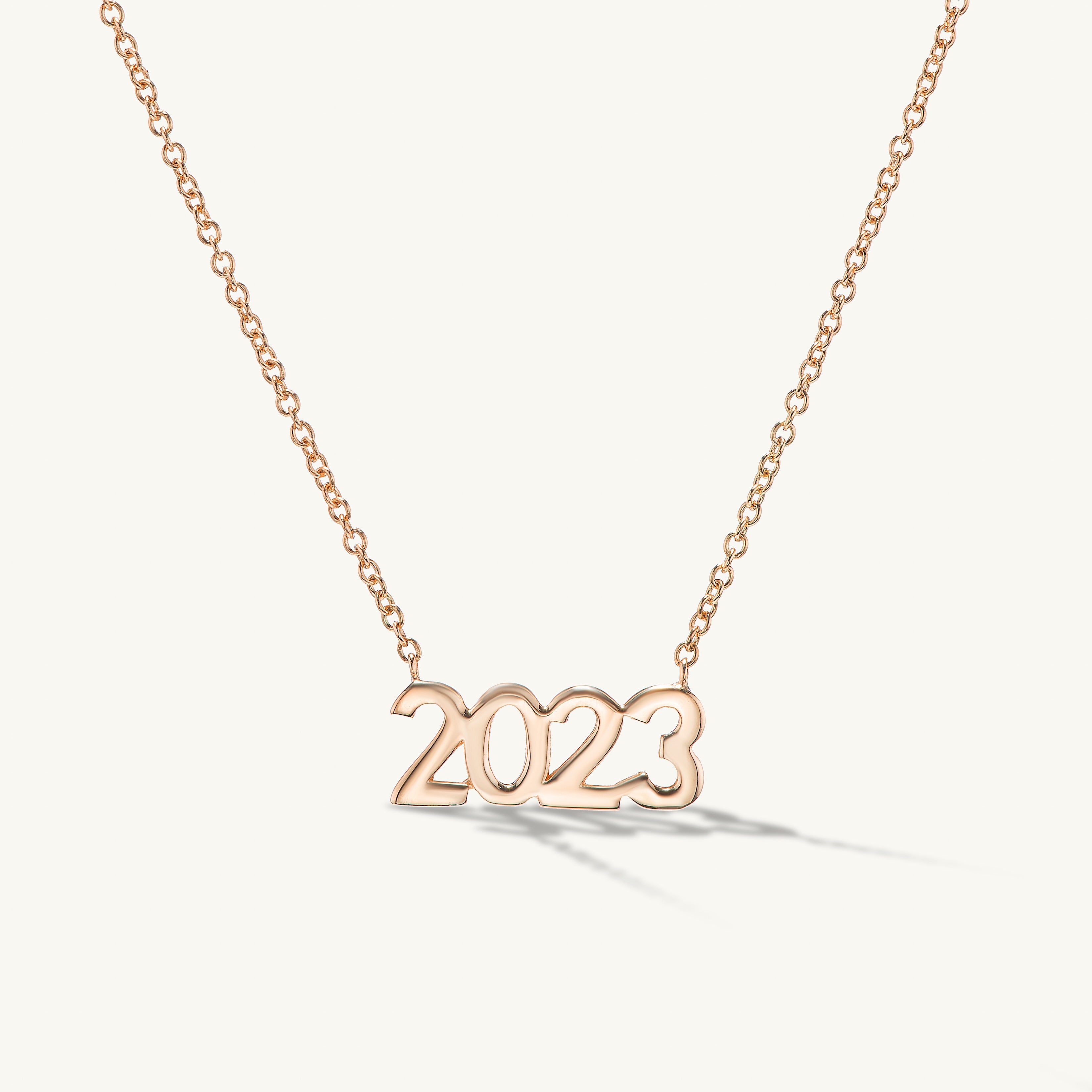 Gold Custom Date Necklace