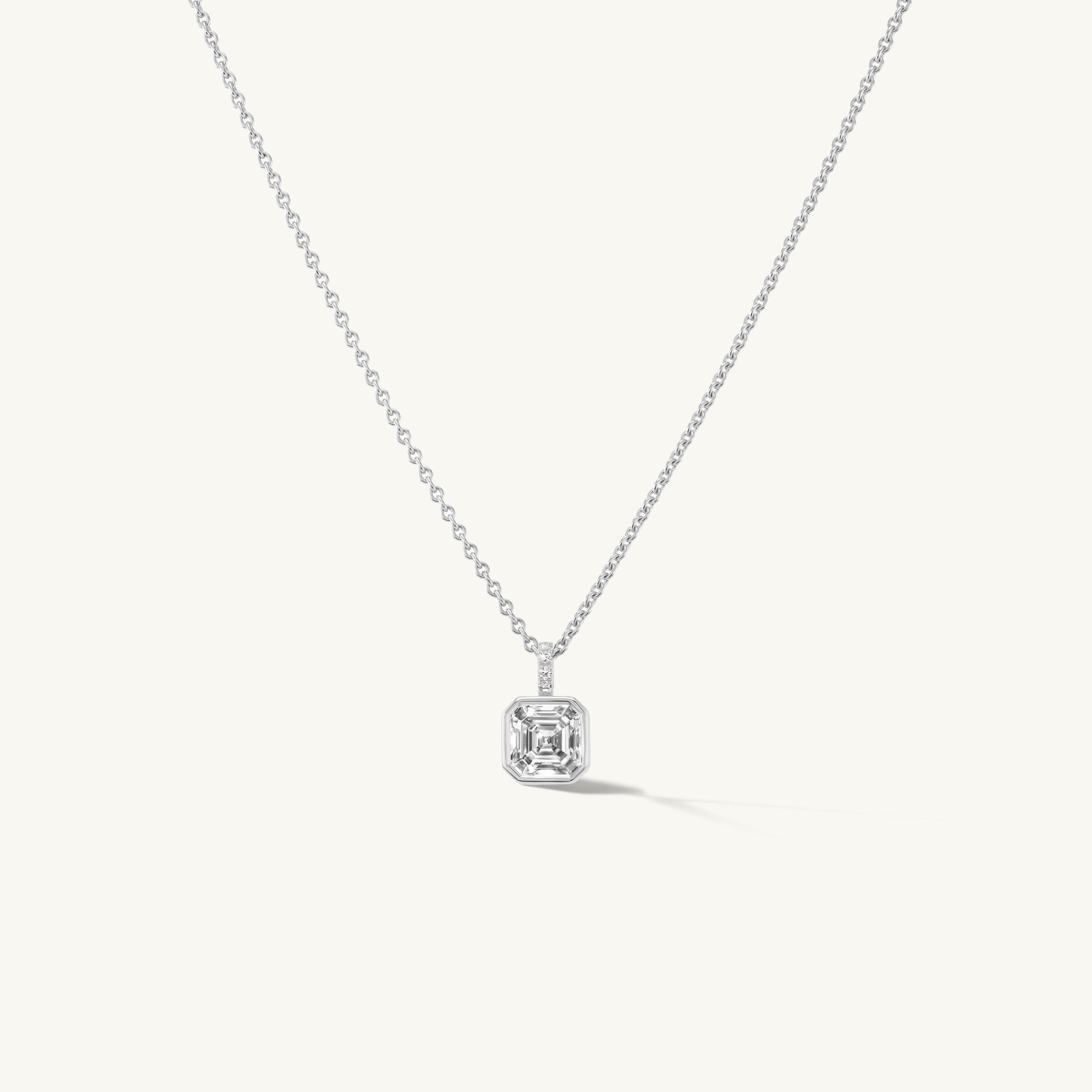 Asscher Pendant Necklace