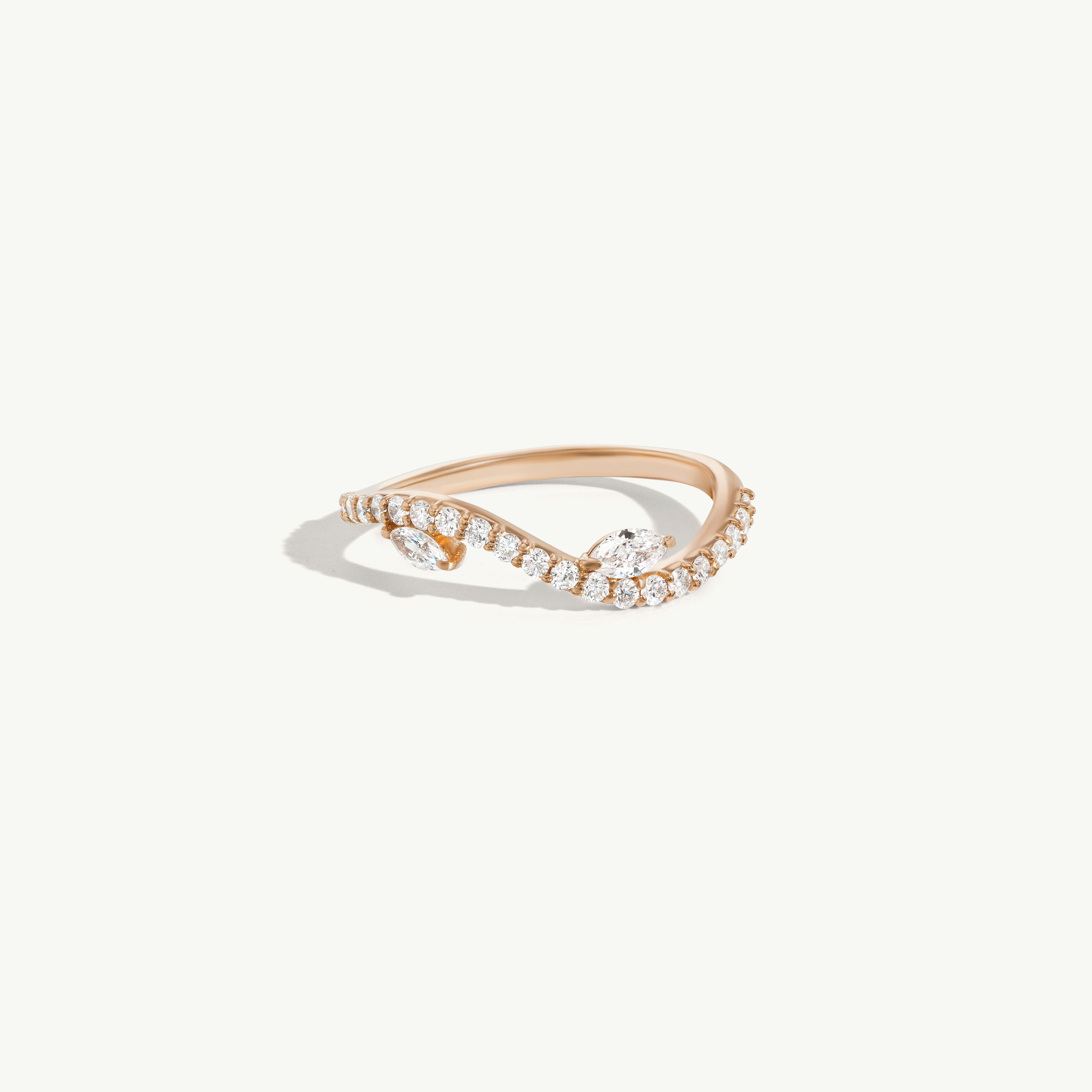 Pave Marquise Sway Band