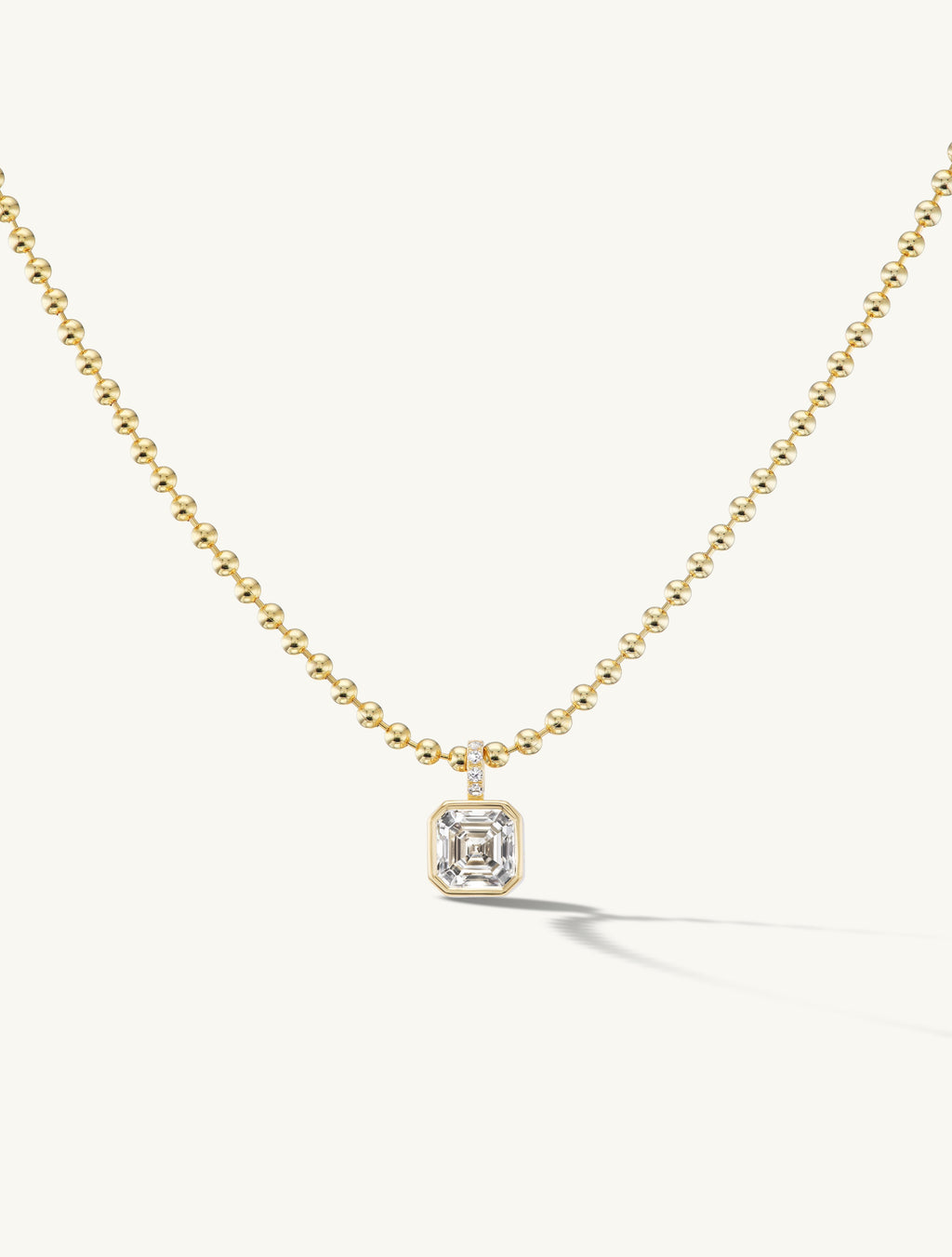 Asscher Pendant Necklace