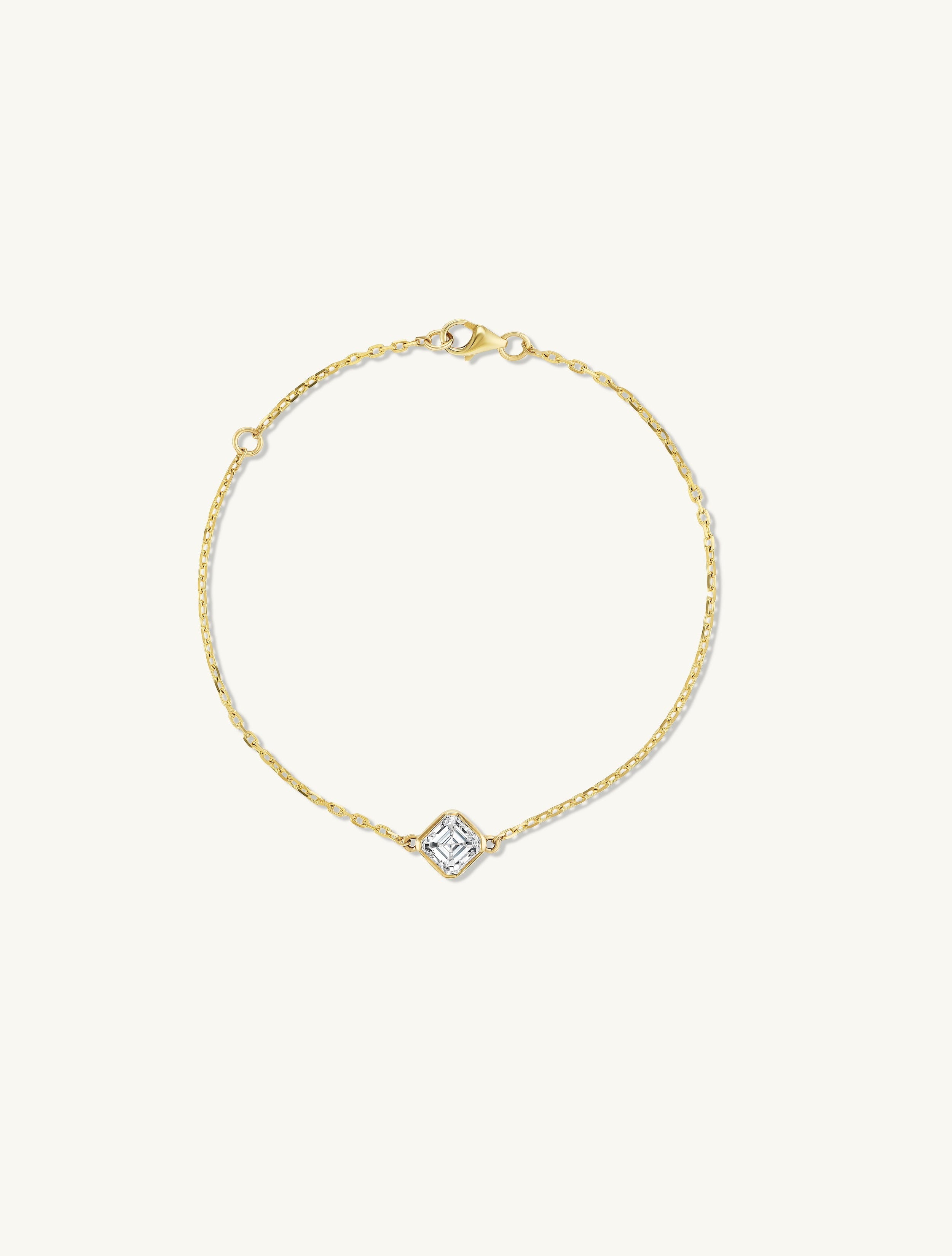 Asscher Bezel Bracelet