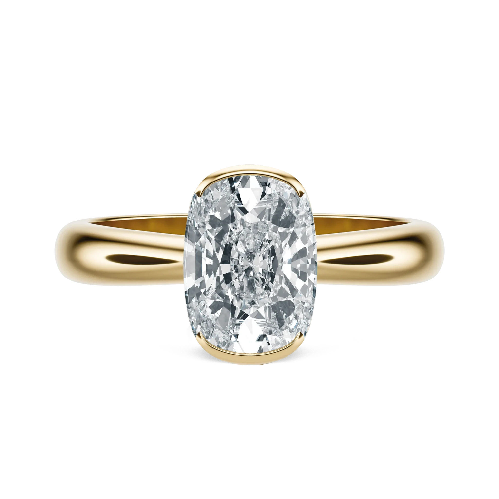 Floret - Elongated Cushion, 2CT