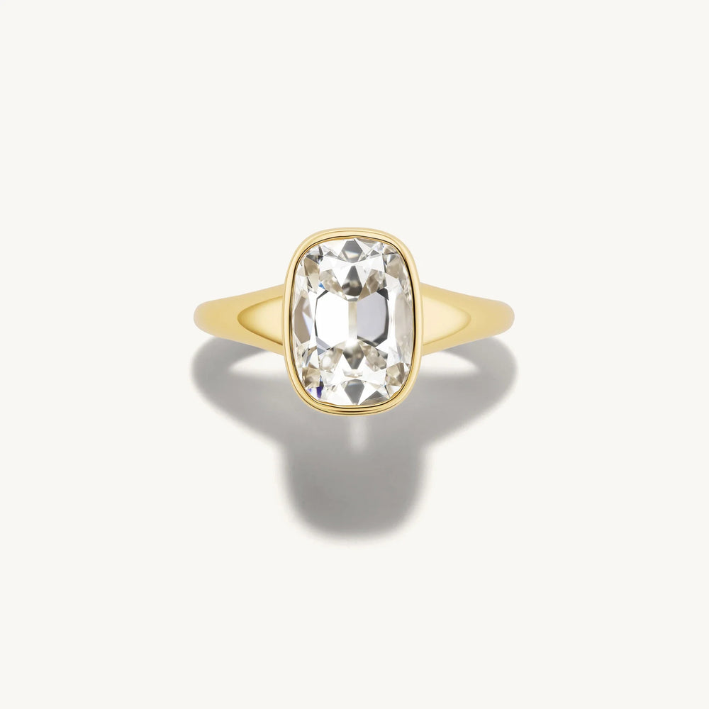 Blossom - Elongated Cushion, 3CT - Front View