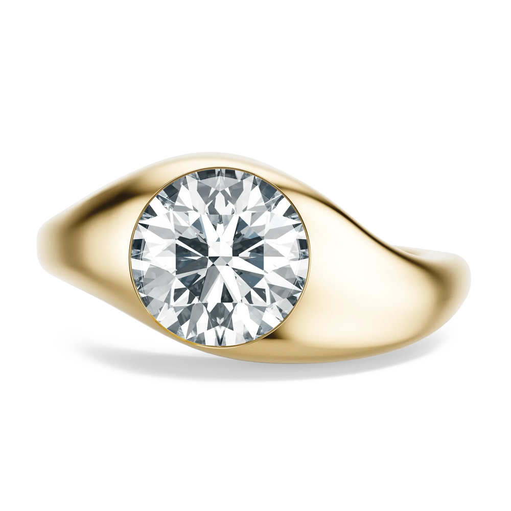 Bubble - Round, 2CT - Front View