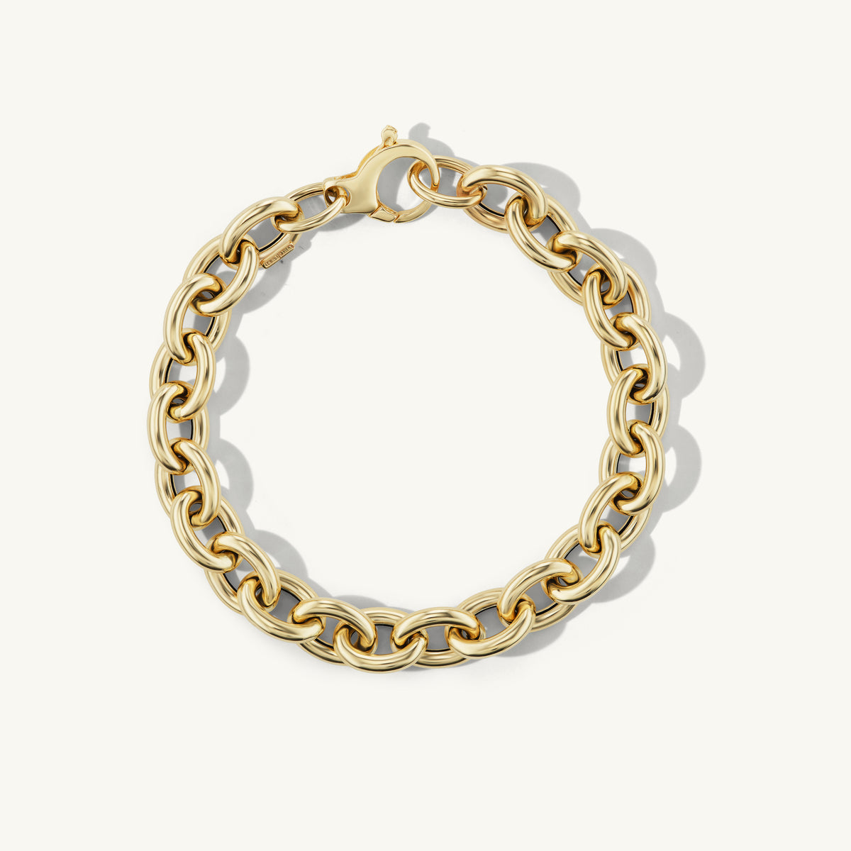 Chunky Heirloom Gold Curb Chain Bracelet – Victoria Emerson