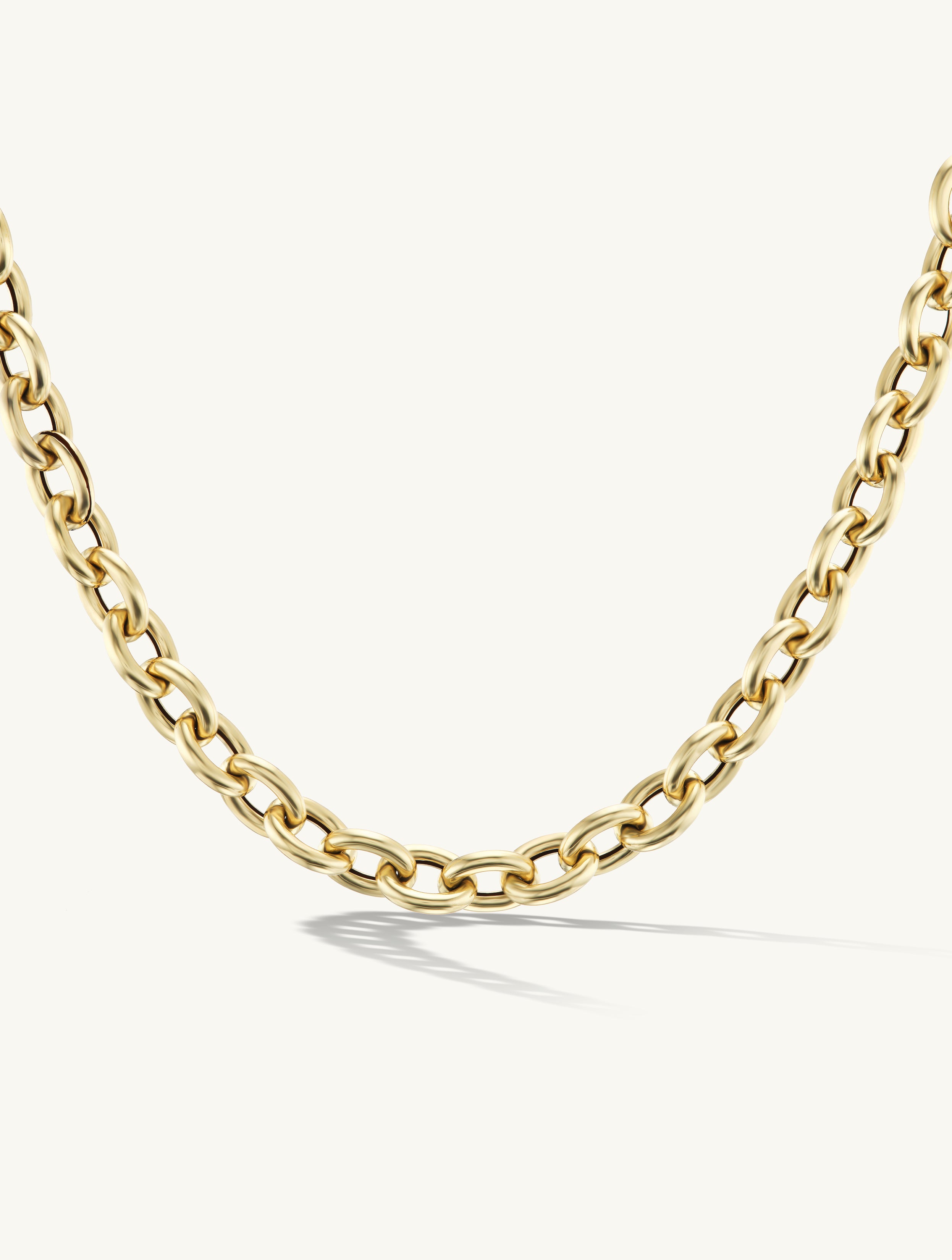 Chunky Oval Chain Necklace