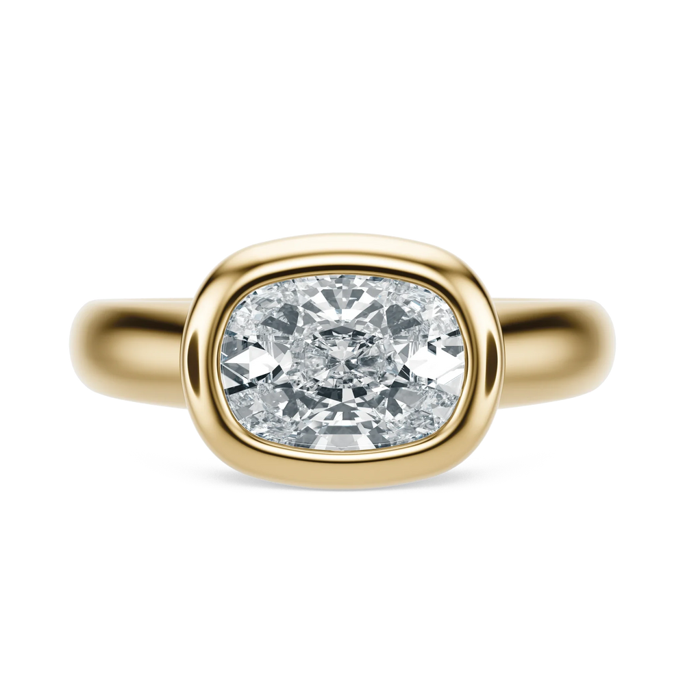 Cloud - Elongated Cushion, 2CT - Front View