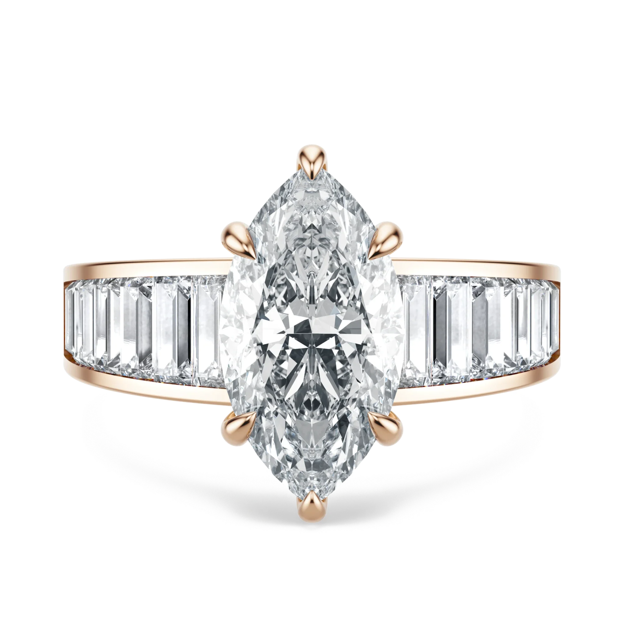 Deco - Marquise, 2CT
