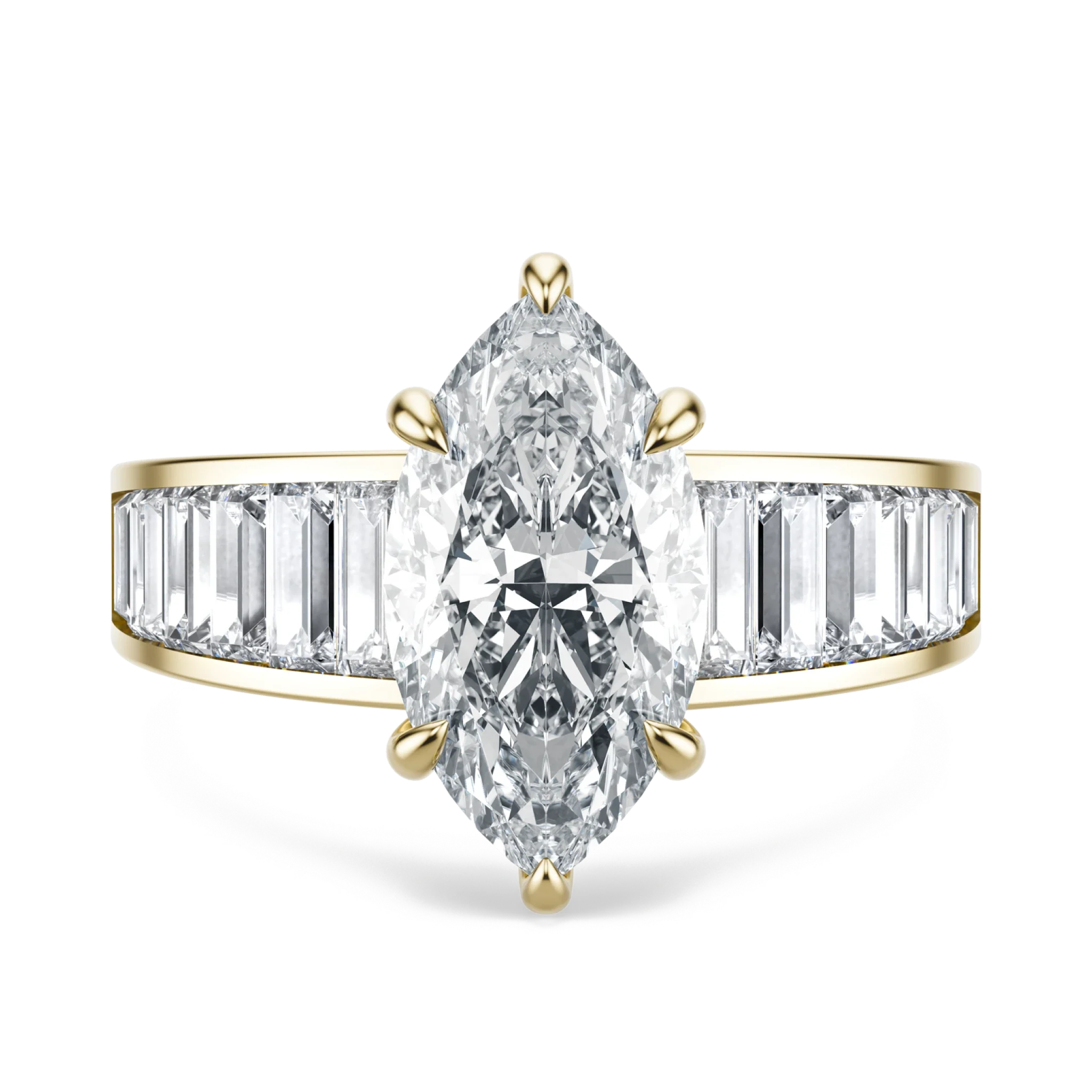 Deco - Marquise, 2CT