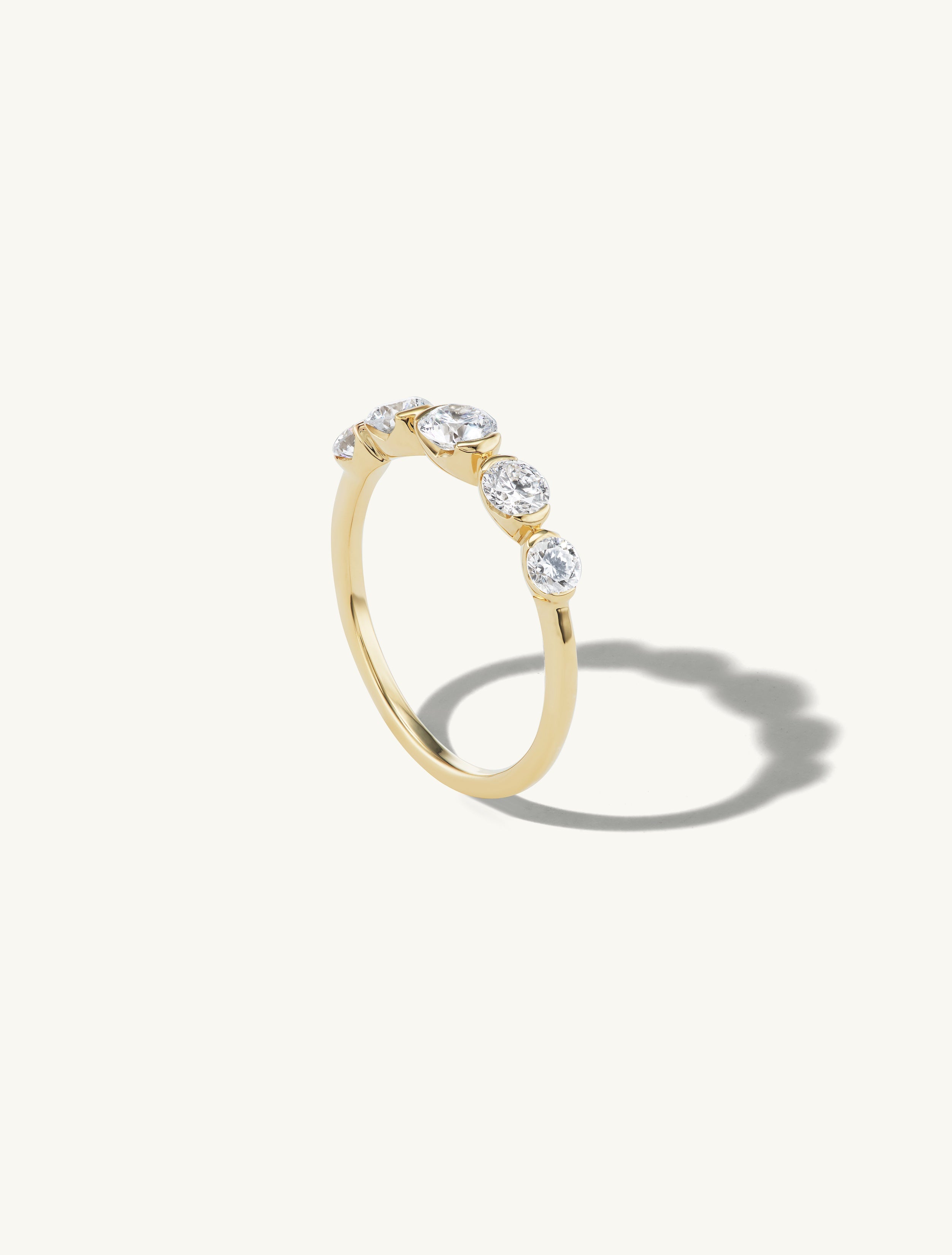 Sunrise Five Diamond Ring