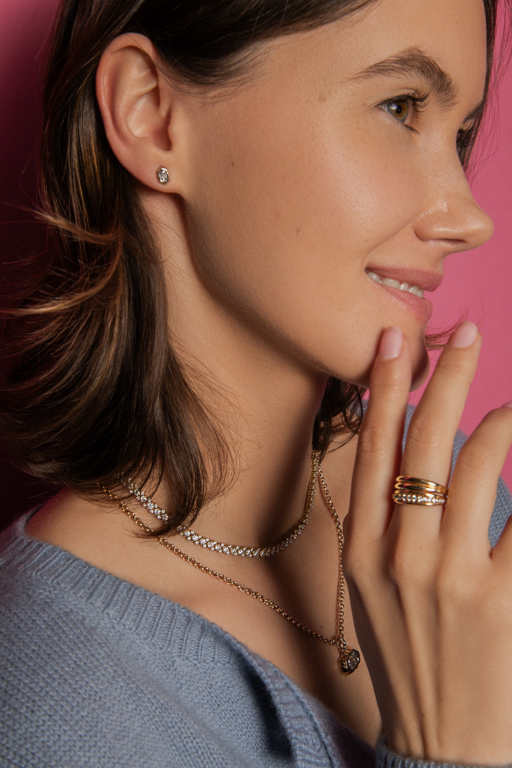 Pave Ripple Ring
