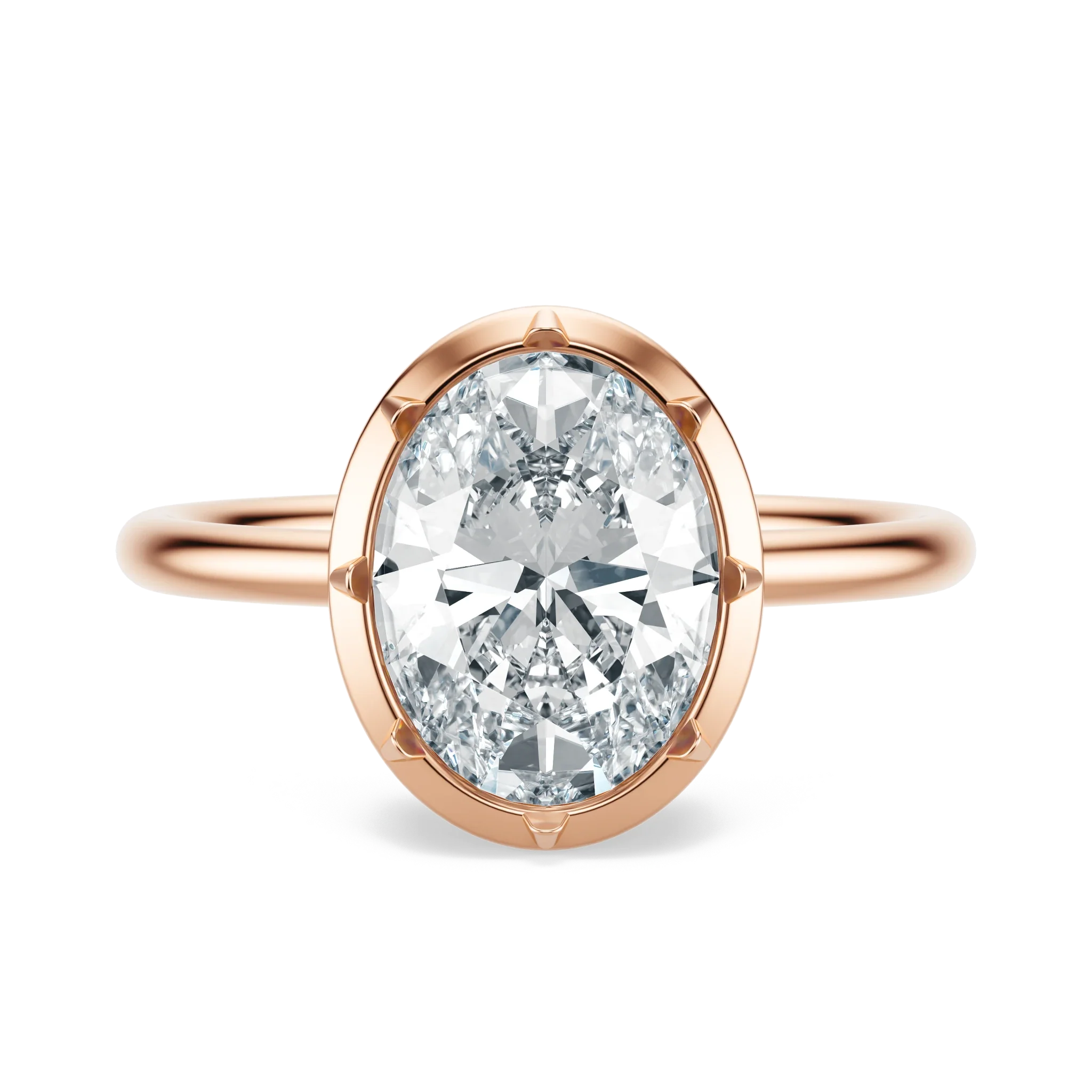 Georgian - Oval, 2CT