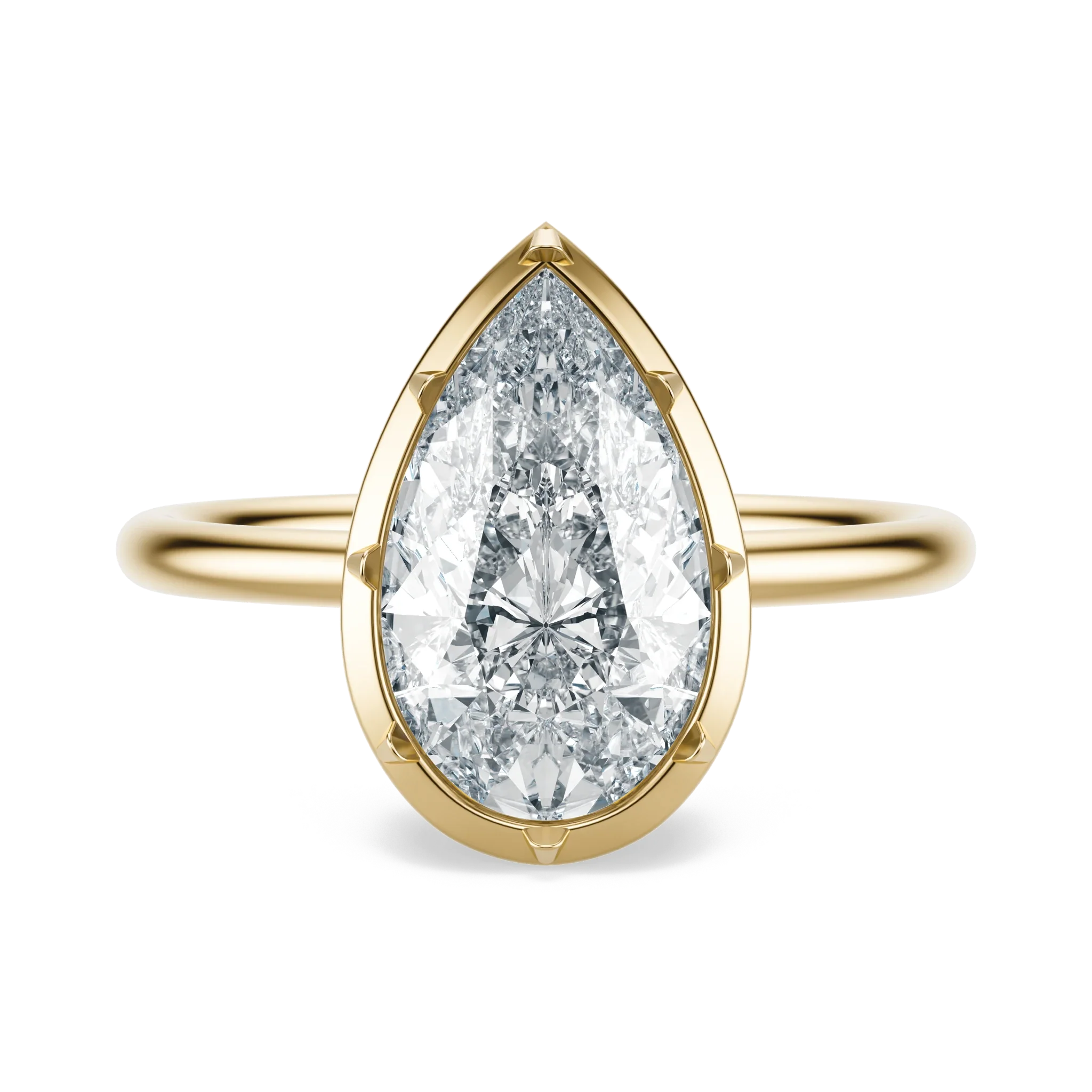 Georgian - Pear, 2.5CT