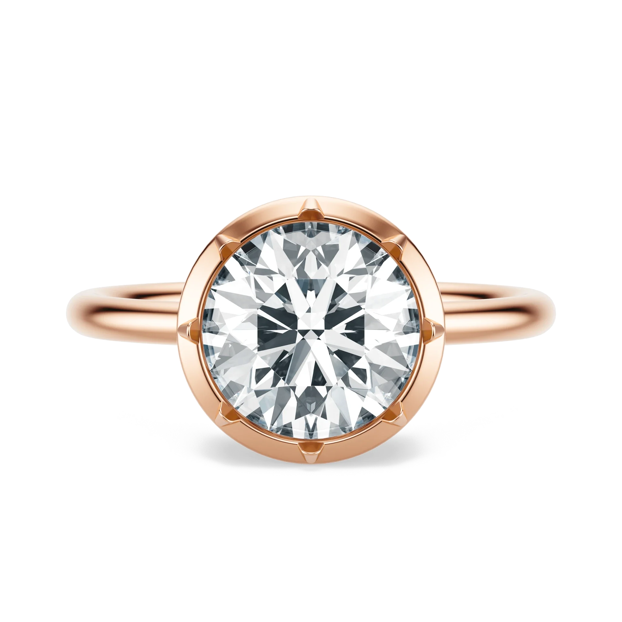 Georgian - Round, 2.5CT