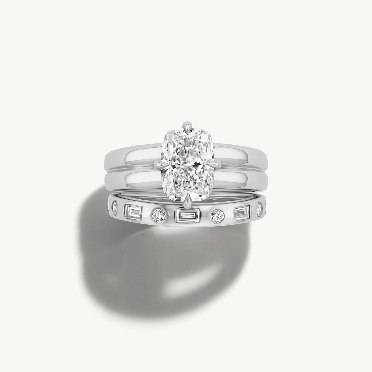 Groove - Elongated Cushion, 2CT