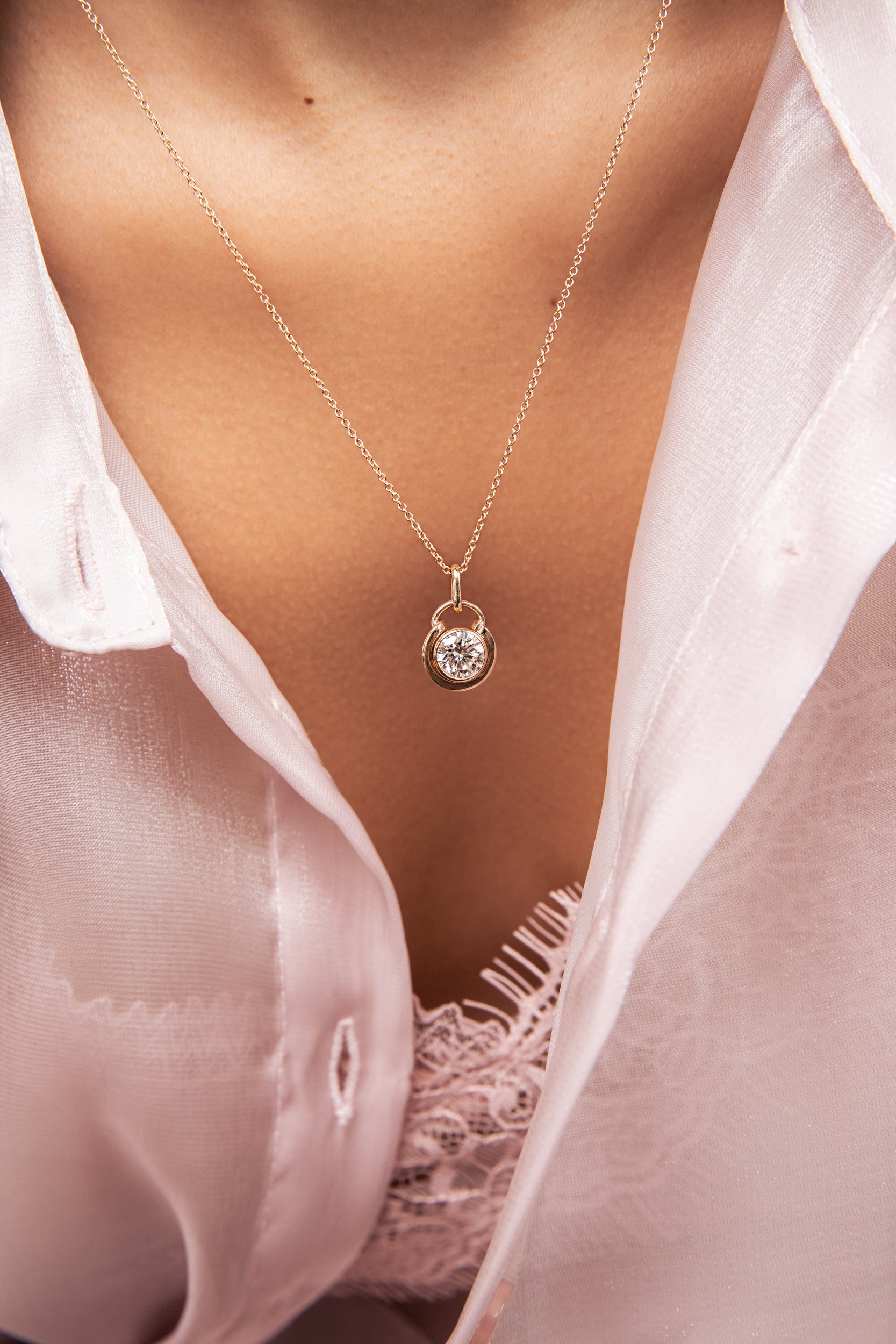 Medium Timekeeper Birthstone Pendant