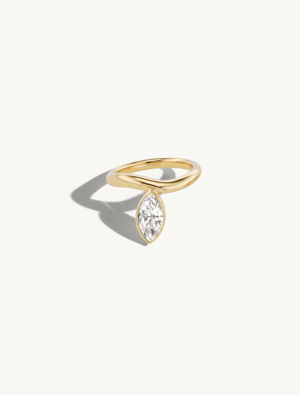 Solo Marquise Diamond Ring